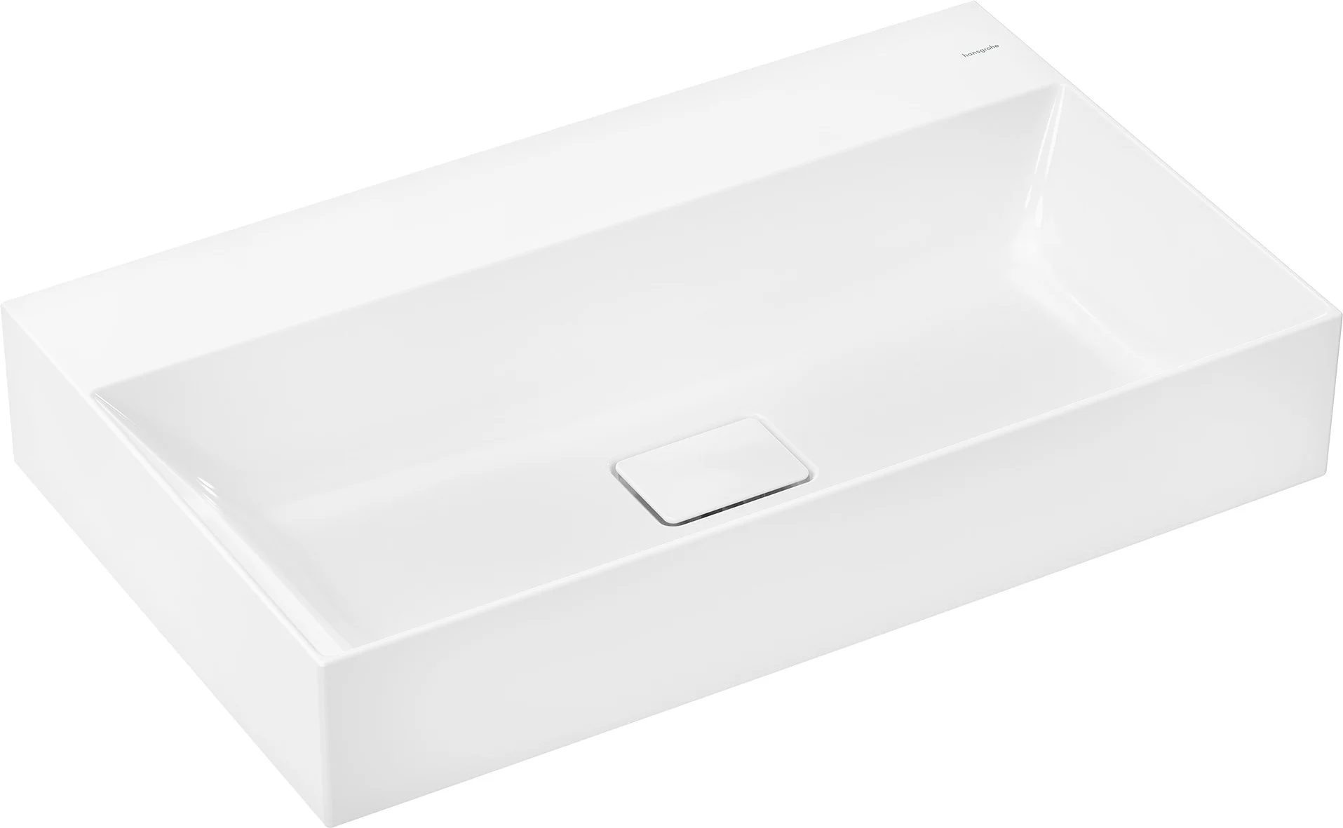 Hansgrohe Xevolos E Aufsatzwaschtisch, weiß, 800x480 mm, geschliffen, SmartClean, ohne Hahnloch und Überlauf Hansgrohe Xevolos E Aufsatzwaschtisch, weiß, 800x480 mm, geschliffen, SmartClean, ohne Hahnloch und Überlauf