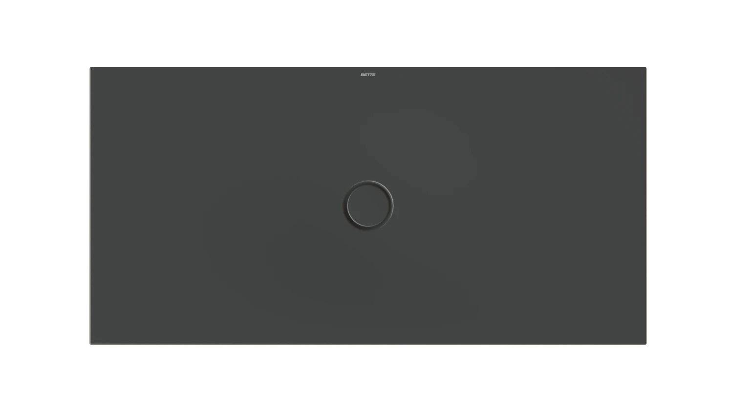 Bette rechteck Duschwanne „BetteFloor“ 1500 × 750 mm ohne Oberflächenbeschichtung, ohne Oberflächenveredelung, ohne Wannenträger, in Ebony