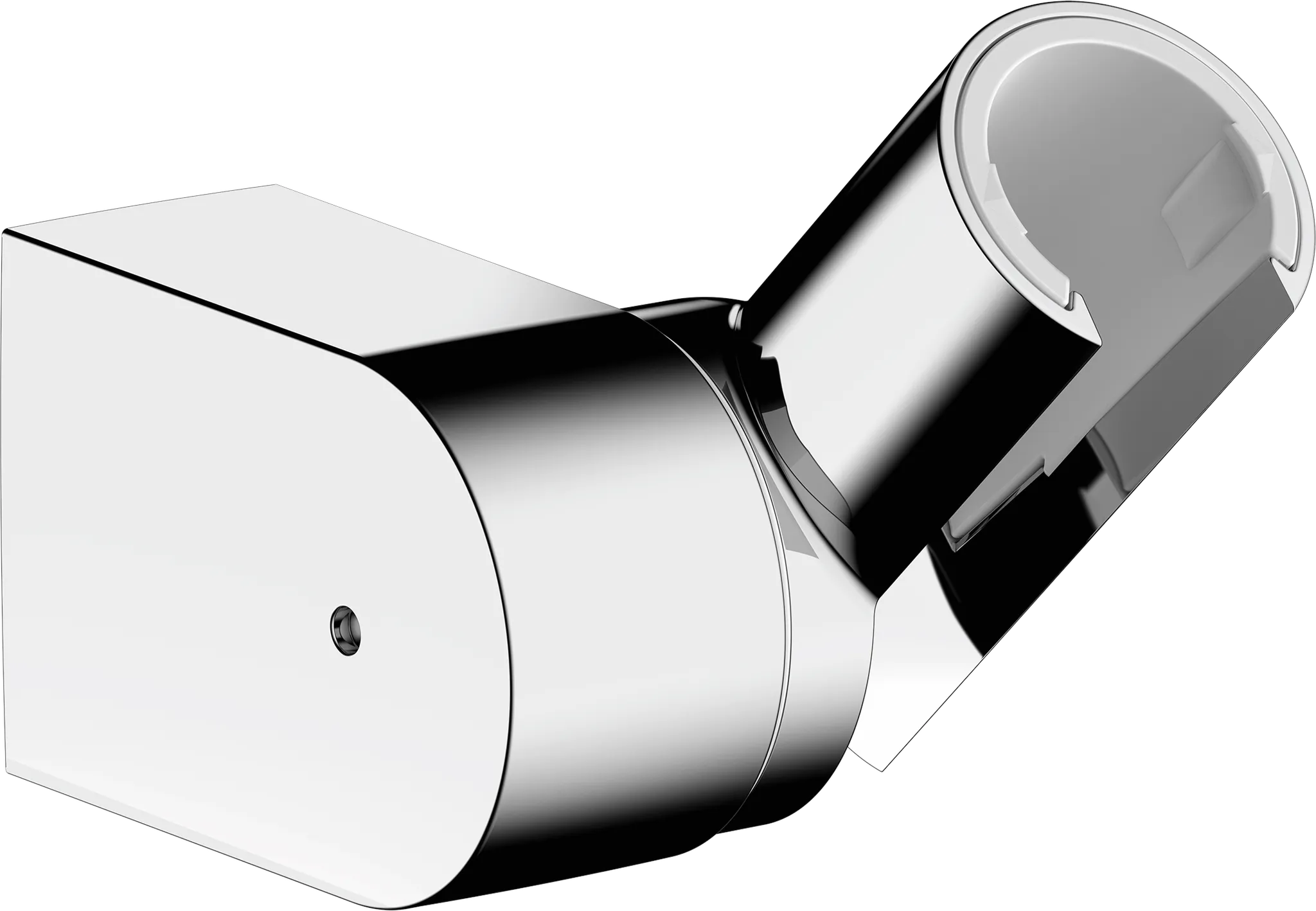 Hansgrohe Brausehalter Porter Vario Chrom, stufenlos verstellbarer Neigungswinkel, Metall, Maße: 75 x 59 x 81 mm Hansgrohe Brausehalter Porter Vario Chrom, stufenlos verstellbarer Neigungswinkel, Metall, Maße: 75 x 59 x 81 mm