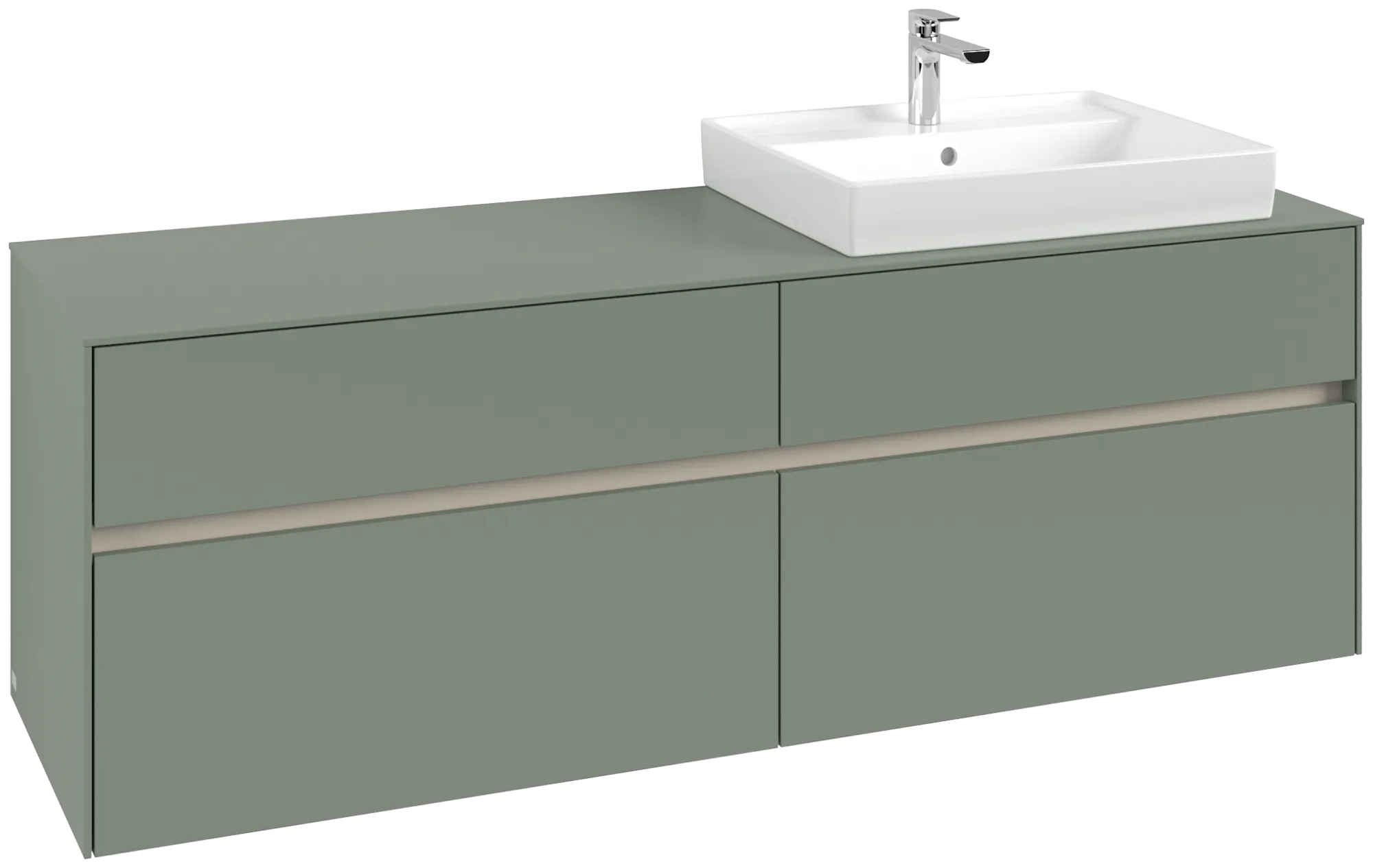 Villeroy & Boch Collaro Waschbeckenunterschrank C023B0 1600x548x500mm Soft Green