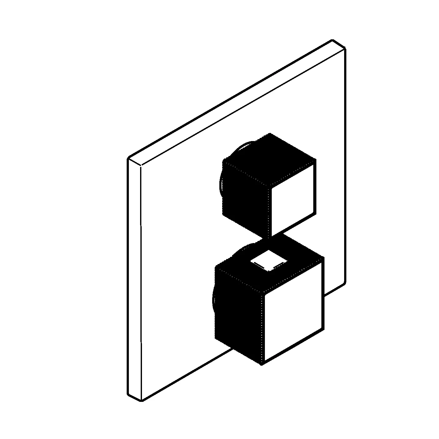 Grohe Allure Brilliant Thermostat-Brausebatterie mit integrierter 2-Wege-Umstellung chrom Grohe Allure Brilliant Thermostat-Brausebatterie mit integrierter 2-Wege-Umstellung chrom