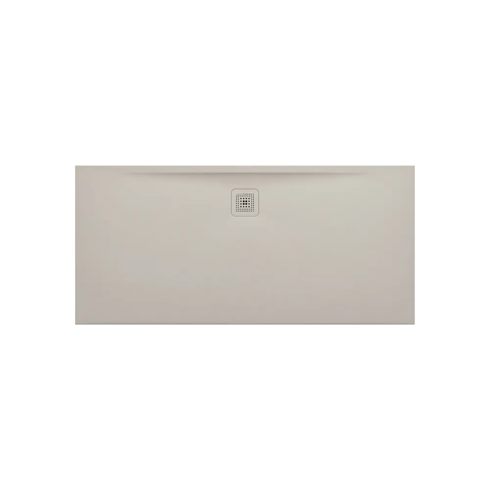 Laufen rechteck Duschwanne „Pro“ Ablauf lange Seite 1600 × 750 mm ohne Oberflächenbeschichtung, ohne Oberflächenveredelung, in Beige matt