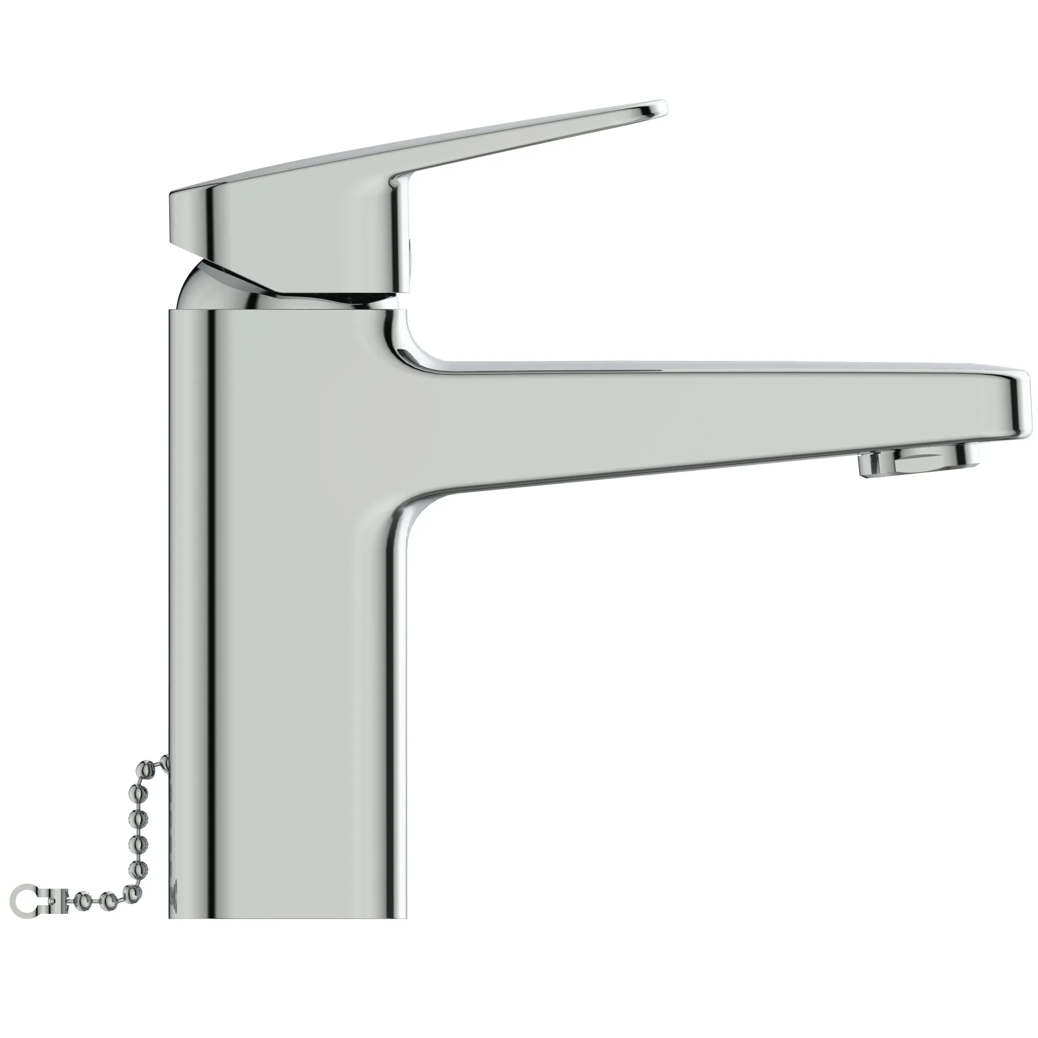 Ideal Standard Waschtischarmatur Ceraplan H90 mit Kette ohne Ablaufgarnitur Ausladung 124mm Chrom Ideal Standard Waschtischarmatur Ceraplan H90 mit Kette ohne Ablaufgarnitur Ausladung 124mm Chrom