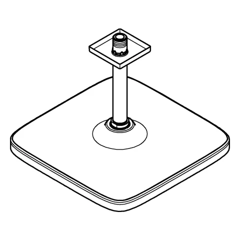 Grohe Tempesta 250 Cube Kopfbrause-Set Deckenauslass 142 mm, 1 Stahlart Grohe Tempesta 250 Cube Kopfbrause-Set Deckenauslass 142 mm, 1 Stahlart