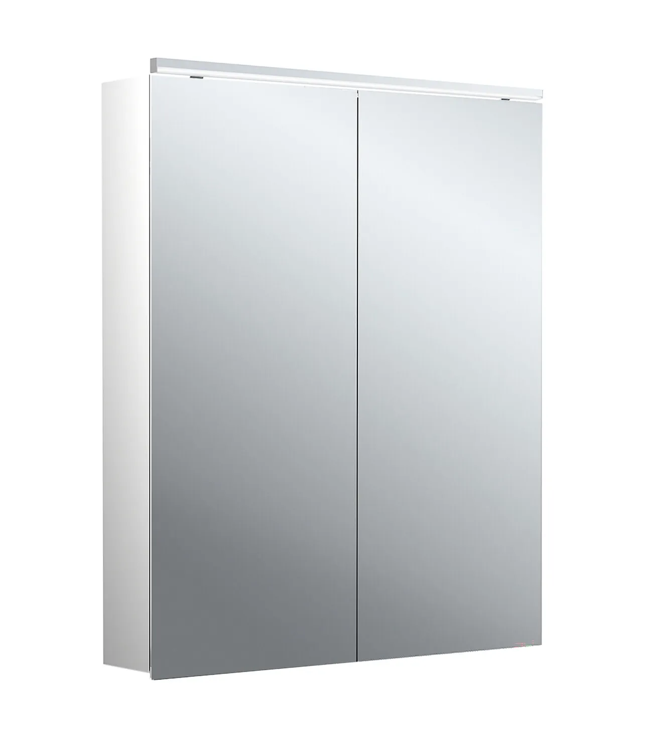Lichtspiegelschrank flat II Classicleuchte, Aufputz, mit Waschtischbeleuchtung, 2 Tür, 600mm Lichtspiegelschrank flat II Classicleuchte, Aufputz, mit Waschtischbeleuchtung, 2 Tür, 600mm