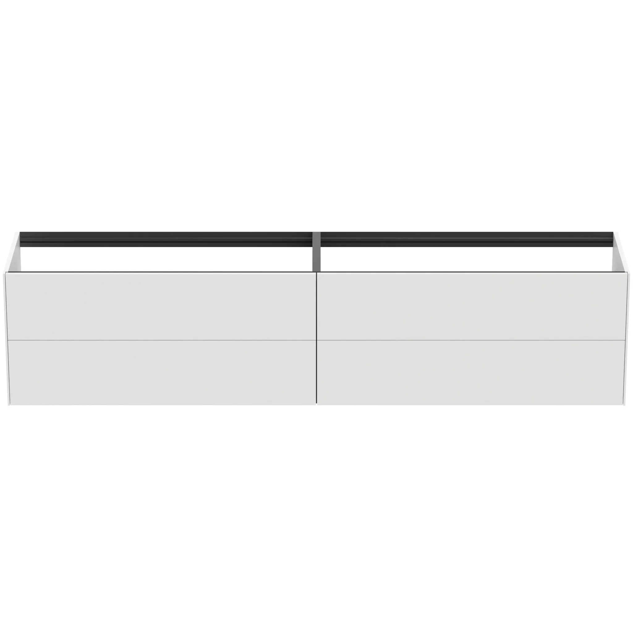 Ideal Standard Waschtischunterschrank „Conca“ 238,5 × 54 × 50,5 cm Weiß matt lackiert