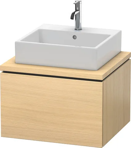 Duravit Waschtischunterschrank wandhängend „L-Cube“ 62 × 40 × 54,7 cm Mediterrane Eiche