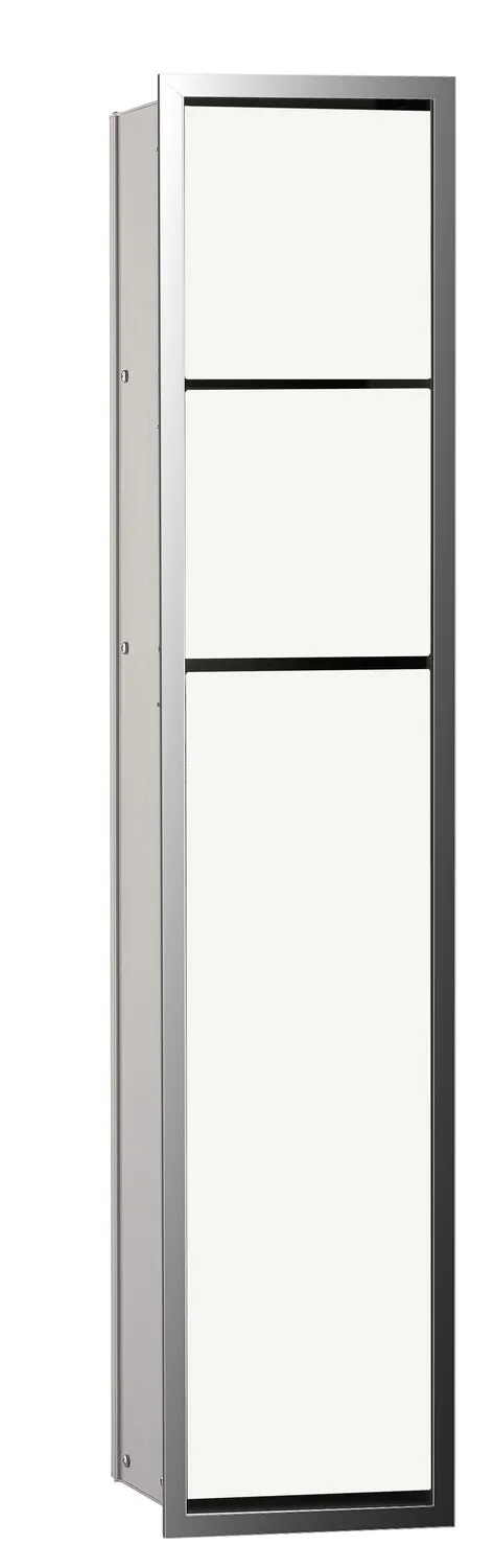 emco WC-Modul „asis module 150“ 16,8 × 78,7 × 15,3 cm in chrom / optiwhite