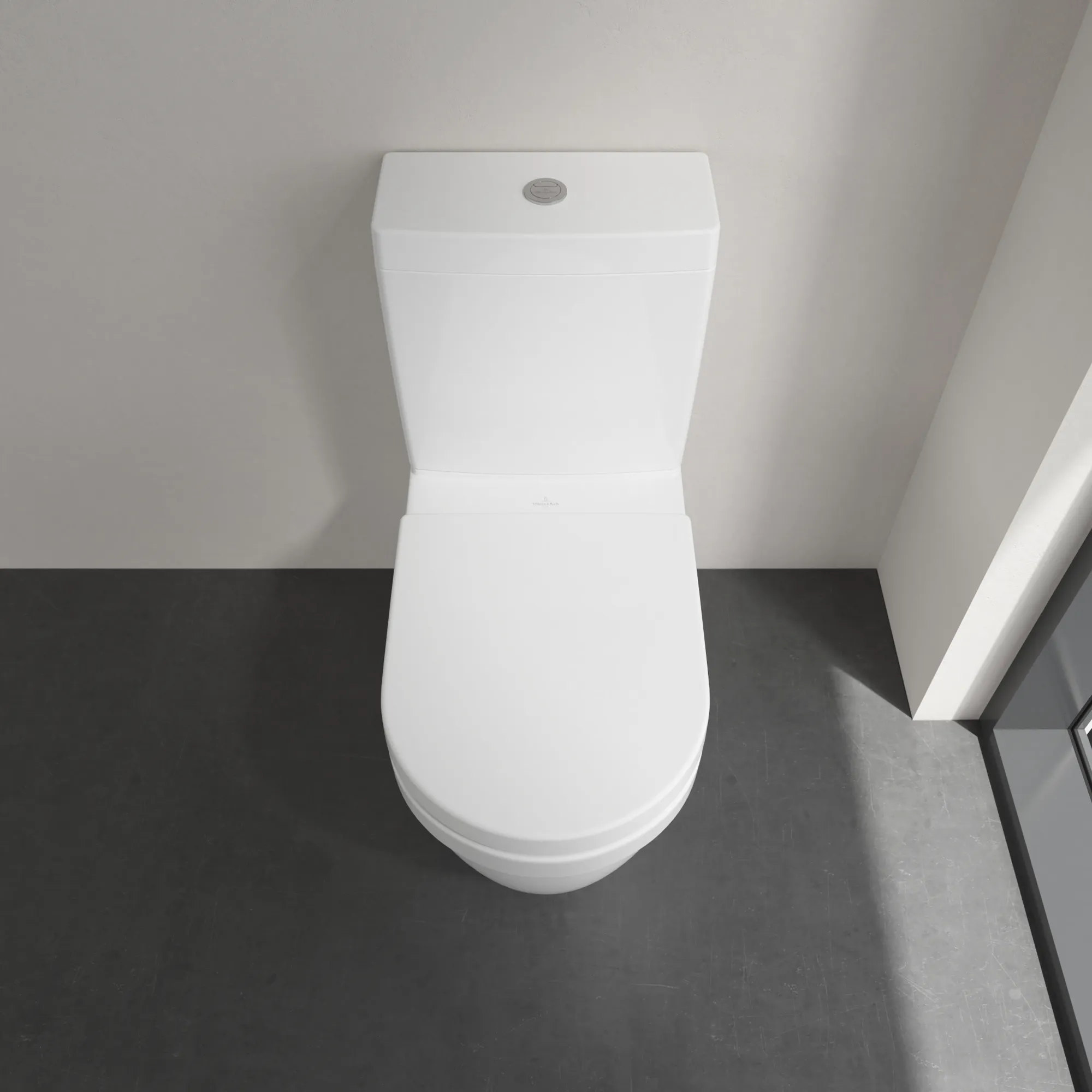 Stand-Tiefspül-WC für Kombination mit Spülkasten DirectFlush „Architectura“ 37 × 40 × 70 cm, ohne Spülrand, Abgang waagerecht