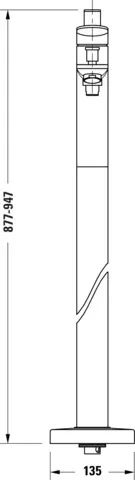 Wave 1Heb.-Wa.Mi. BS Brz Gebürstet 50x947x312 Wa.ans.: Grk.