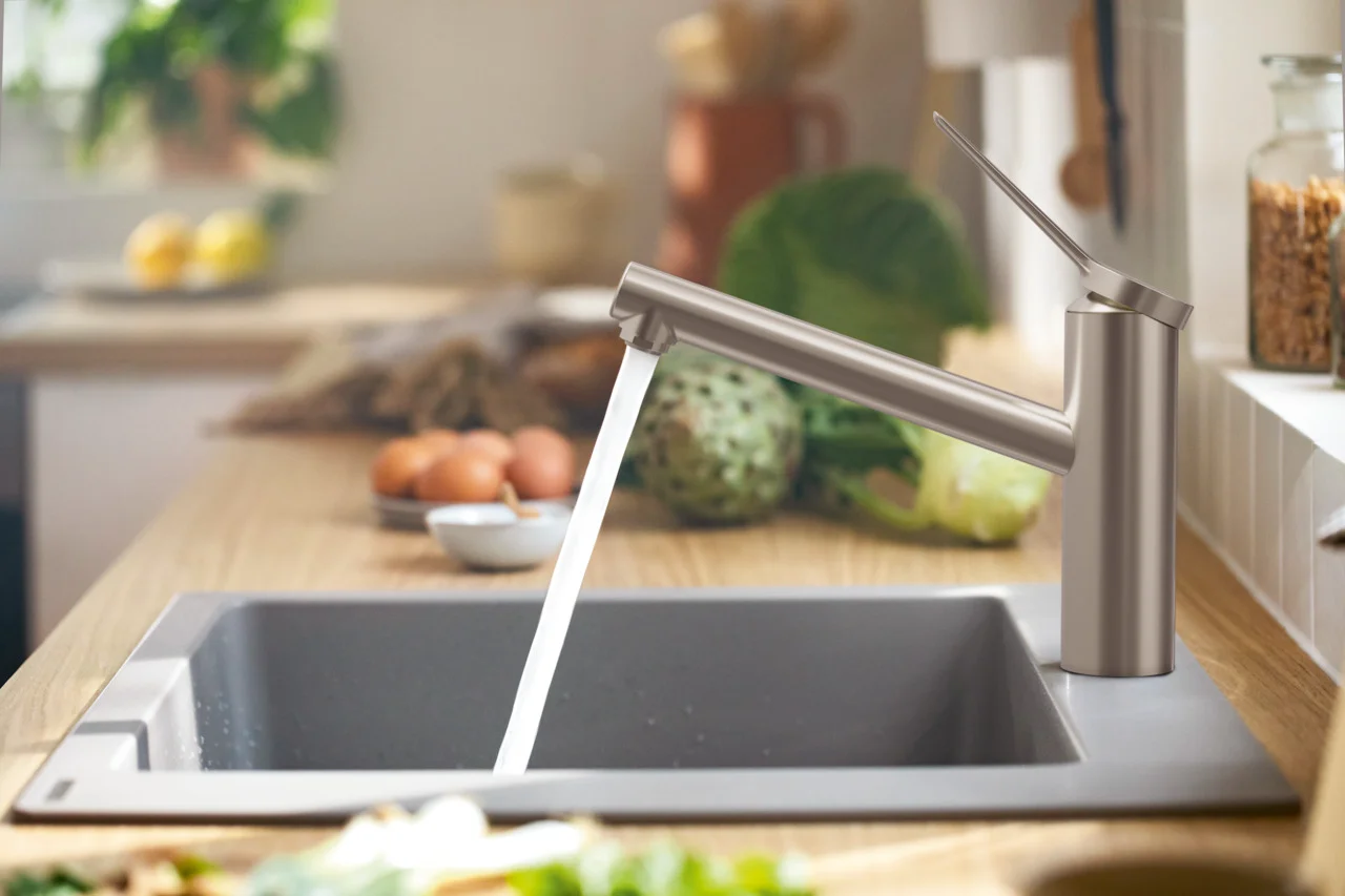 Hansgrohe Einbauspüle S51, Serie S510-F450, Betongrau, 540 x 490 mm, Beckentiefe 190 mm Hansgrohe Einbauspüle S51, Serie S510-F450, Betongrau, 540 x 490 mm, Beckentiefe 190 mm