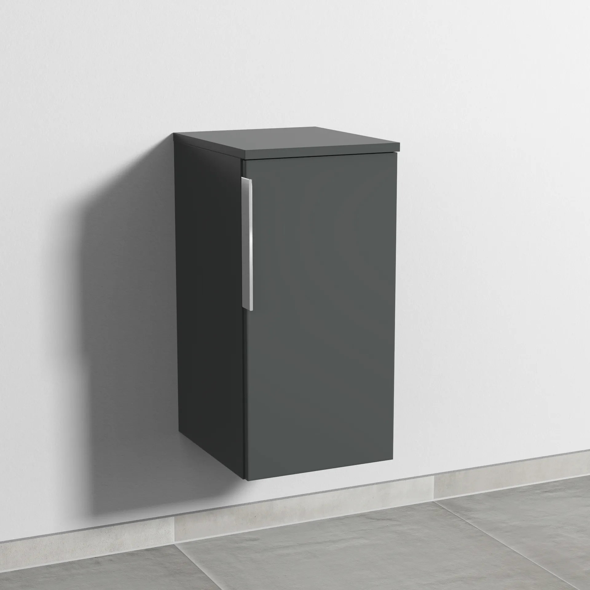 Sanipa Unterschrank „3way“ 300 × 580 × 345 mm Anschlag rechts, in Anthrazit (matt), Anschlag rechts