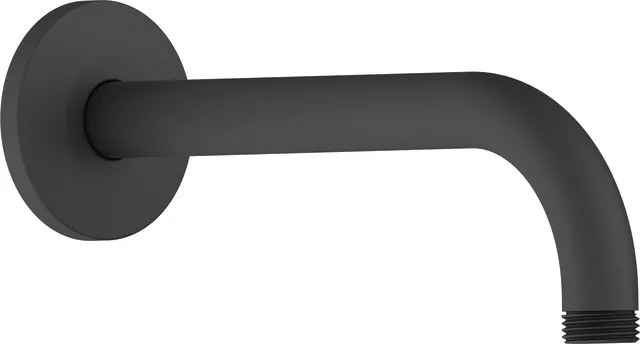 Duravit Brausearm L 210mm Wandmontage Rosette Rund Schwarz Matt Duravit Brausearm L 210mm Wandmontage Rosette Rund Schwarz Matt