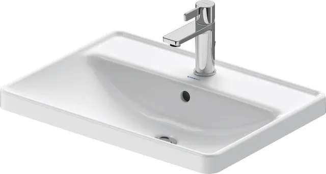 Einbauwaschtisch „D-Neo“, mit Überlauf, Hahnlochposition mittig Einbauwaschtisch „D-Neo“, mit Überlauf, Hahnlochposition mittig