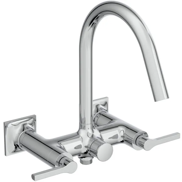 Badearmatur Aufputz Joy Neo Ausladung 190mm Hebelgriffe Magnetic Grey Badearmatur Aufputz Joy Neo Ausladung 190mm Hebelgriffe Magnetic Grey