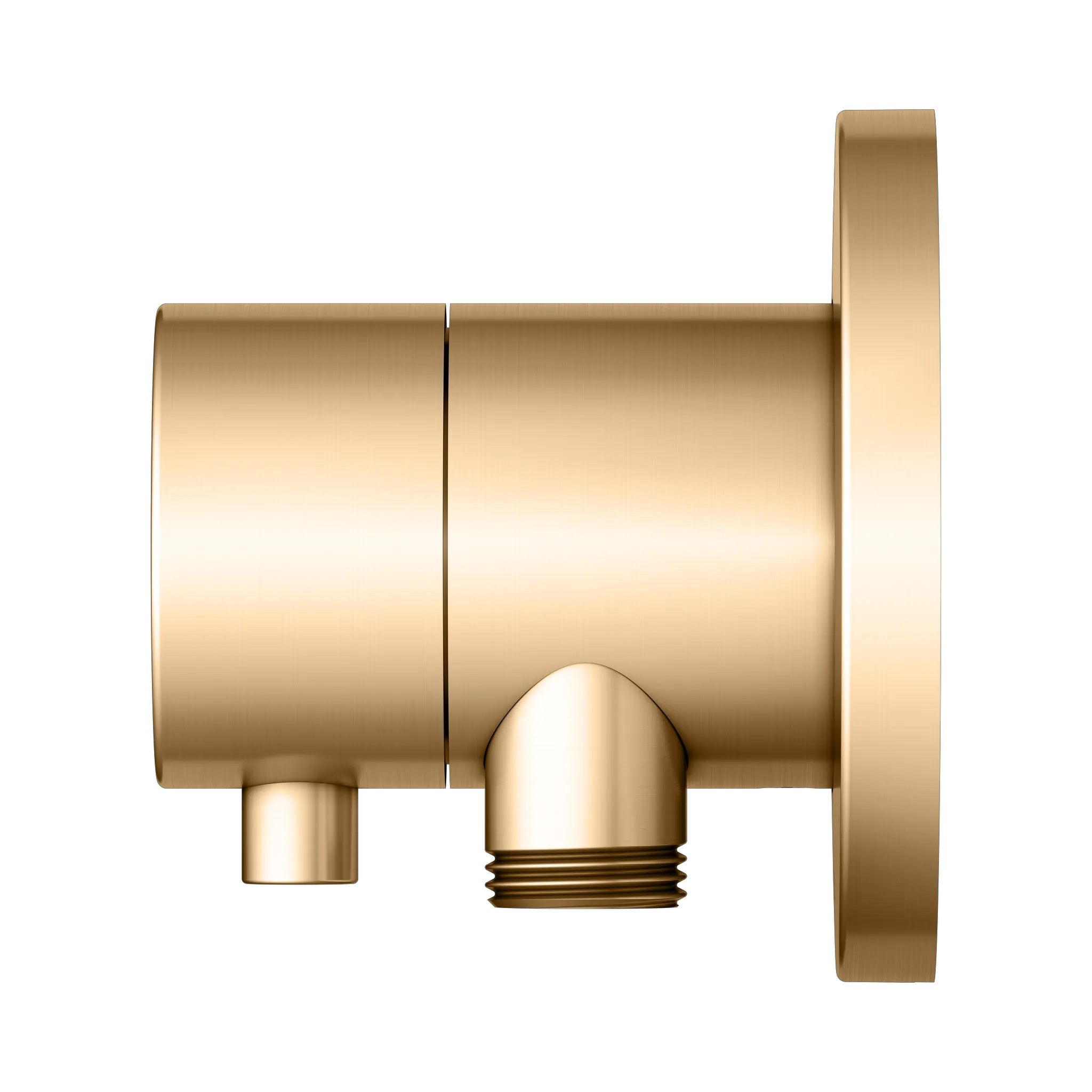 IXMO 2-Wege Umstellventil UP DN15 IXMO Comfort, rund Messing gebürstet