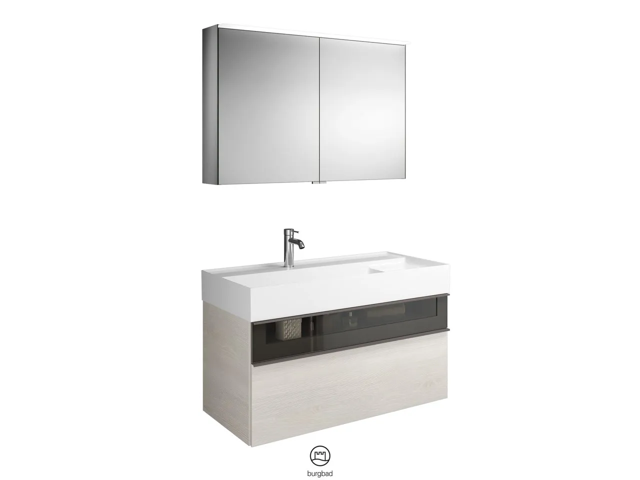 burgbad Yumo PG1 Badmöbelset (SFKZ102), Breite 1015 mm burgbad Yumo PG1 Badmöbelset (SFKZ102), Breite 1015 mm