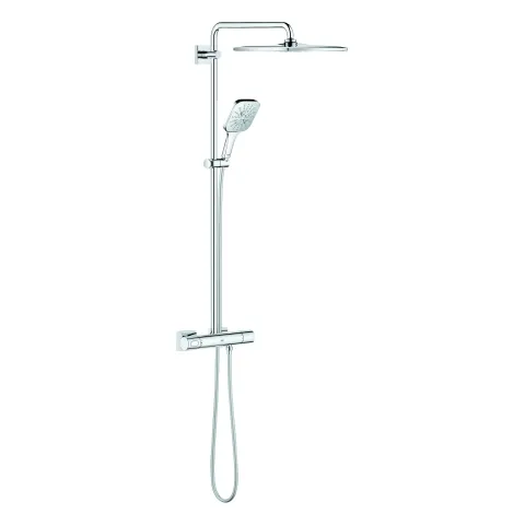Duschsystem Rainshower SmartActive 310 26649, mit Thermostatbatterie, Wandmontage, Kopfbrause Cube, Handbrause Cube 26550000, chrom Duschsystem Rainshower SmartActive 310 26649, mit Thermostatbatterie, Wandmontage, Kopfbrause Cube, Handbrause Cube 26550000, chrom