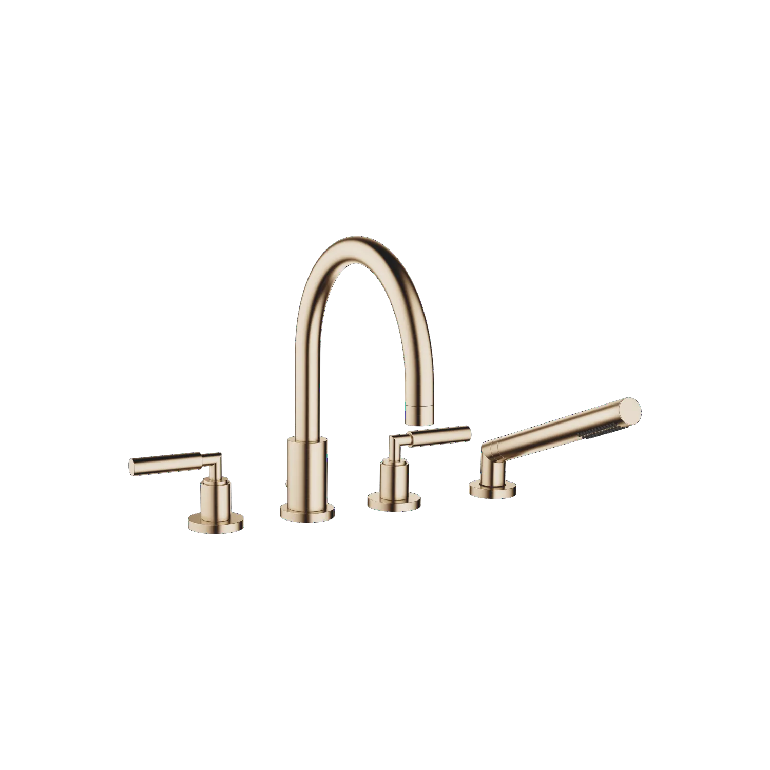 Dornbracht Tara Wannen-Vierlochbatterie TARA Champagne gebürstet (22kt Gold)