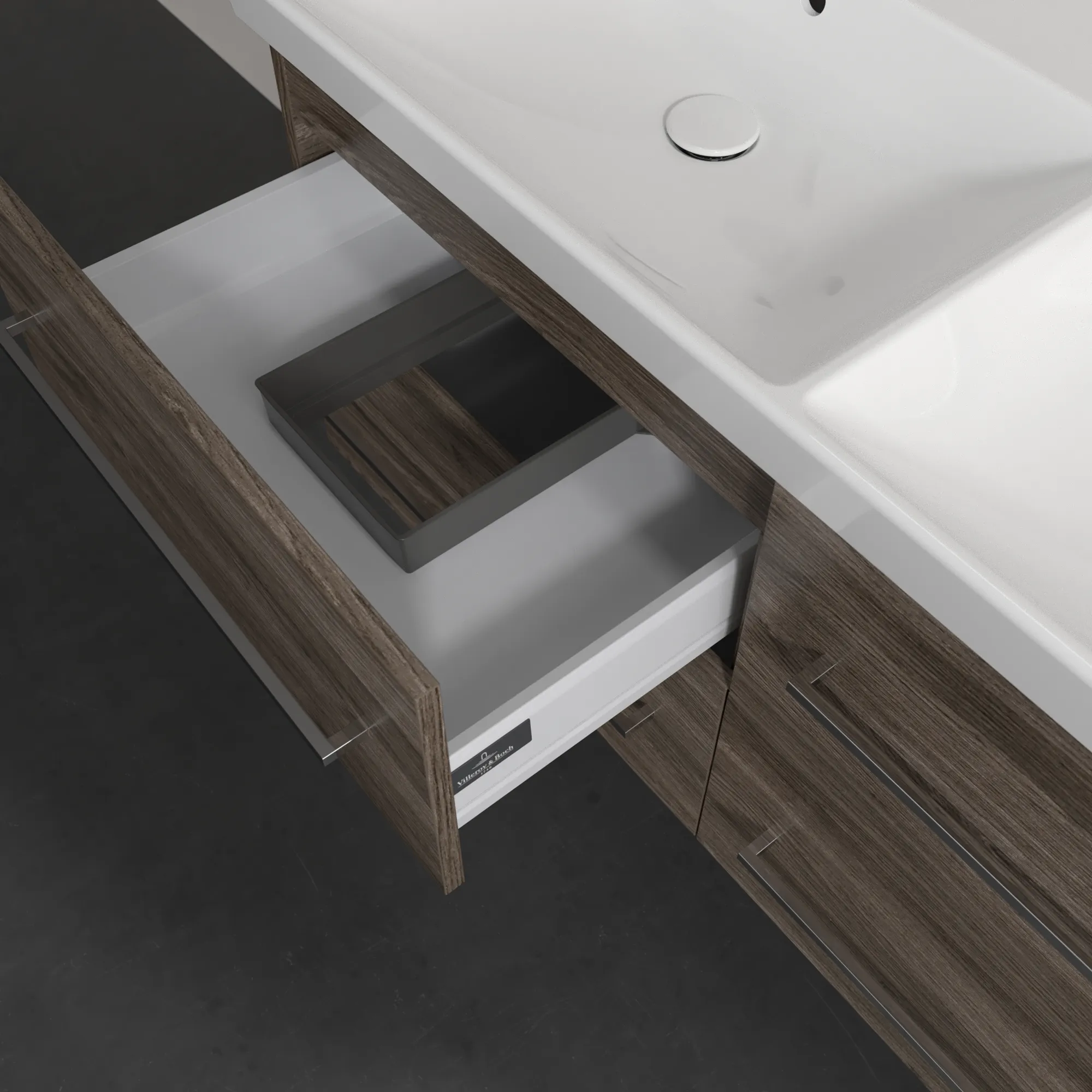 Villeroy & Boch Avento Unterschrank für Unterbauwaschbecken 1180x514x484mm Stone Oak