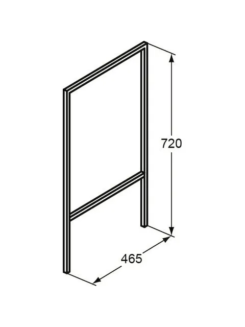 Ideal Standard Adapto Befestigungsset für Konsolenbeine - Präzise Montage für stabile Badmöbel
