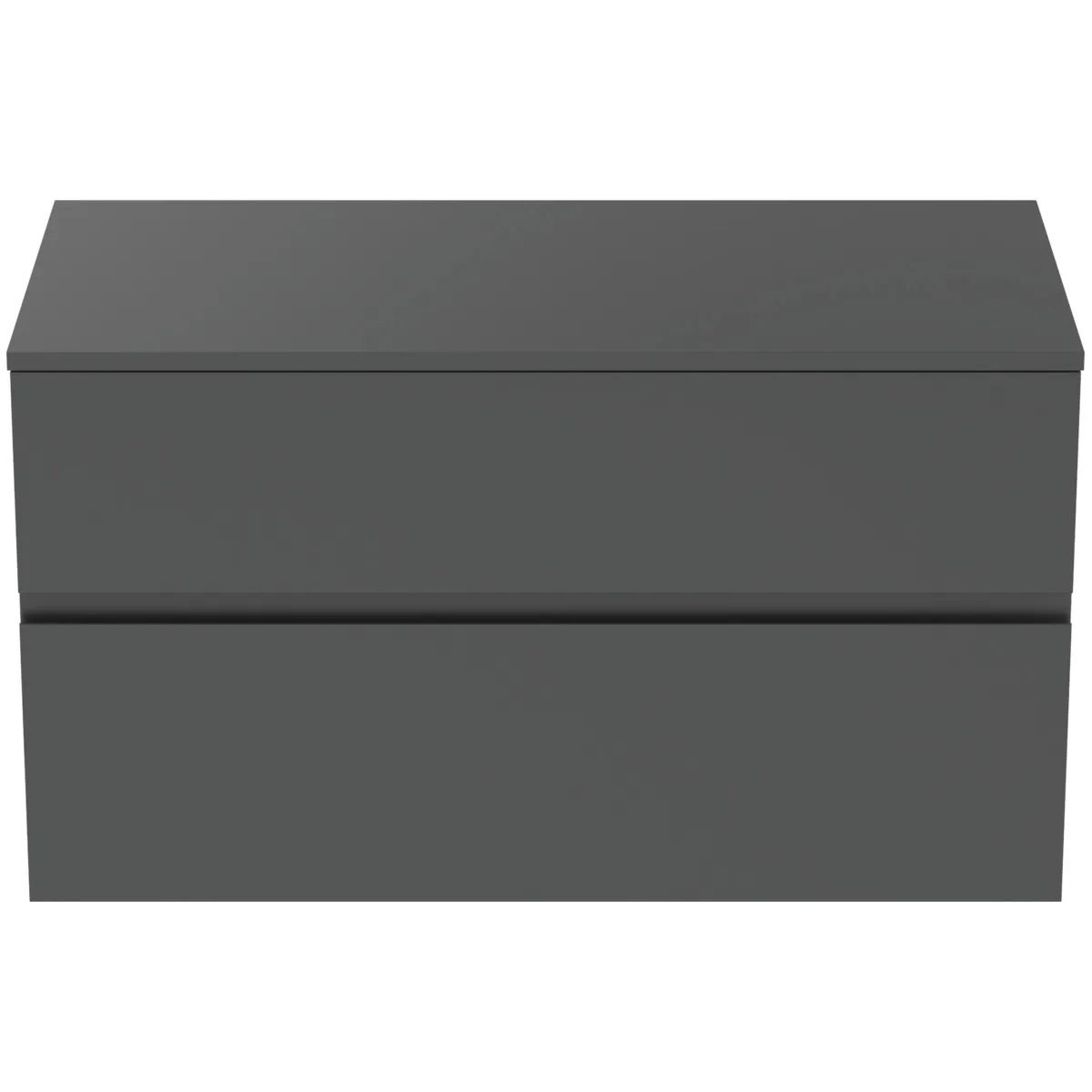 Ideal Standard Waschtischunterschrank Finesse 1002x505x558mm 2 Auszüge Anthrazit matt