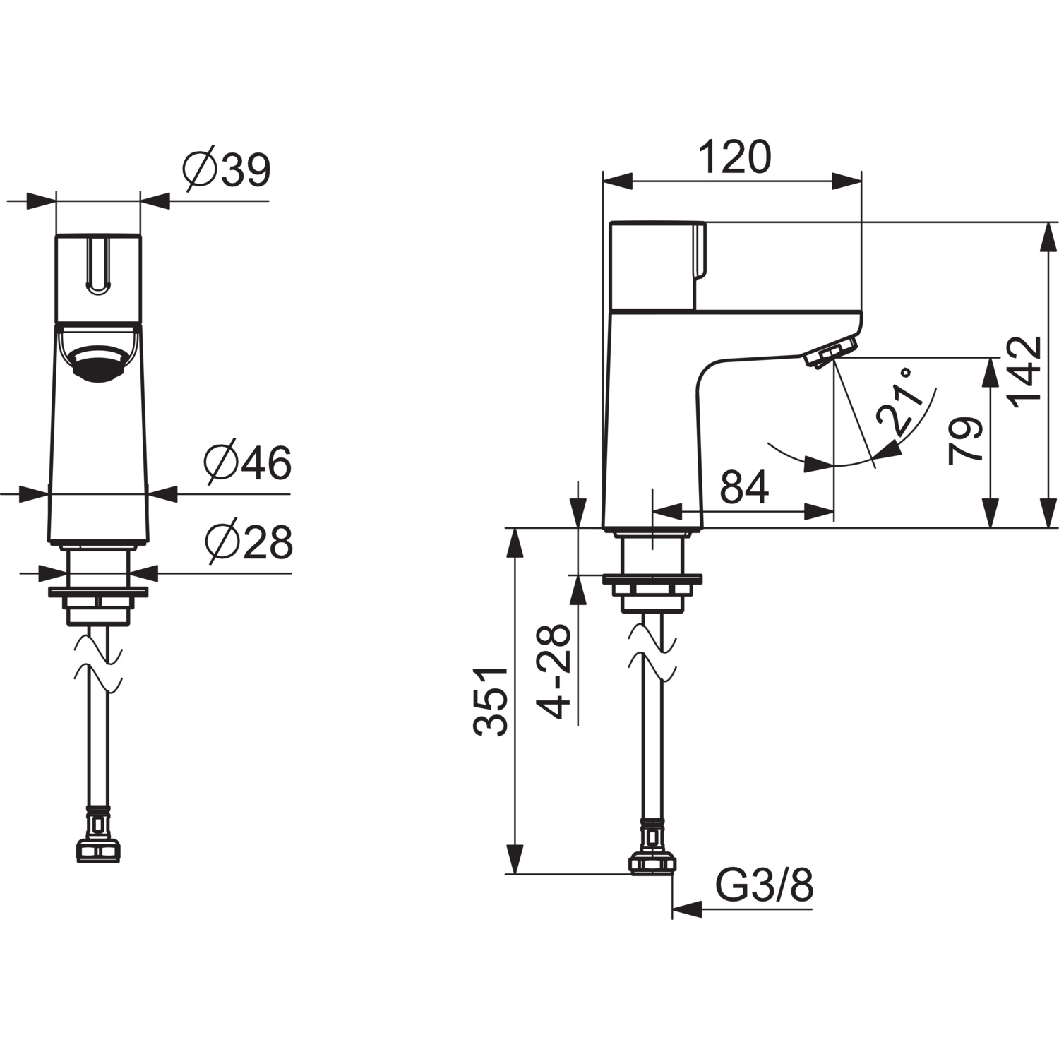HansaNOVA EHM Kaltwasserarmatur HansaNOVA 0090 Standmontage Einhebelmischer Chrom DN15 HansaNOVA EHM Kaltwasserarmatur HansaNOVA 0090 Standmontage Einhebelmischer Chrom DN15