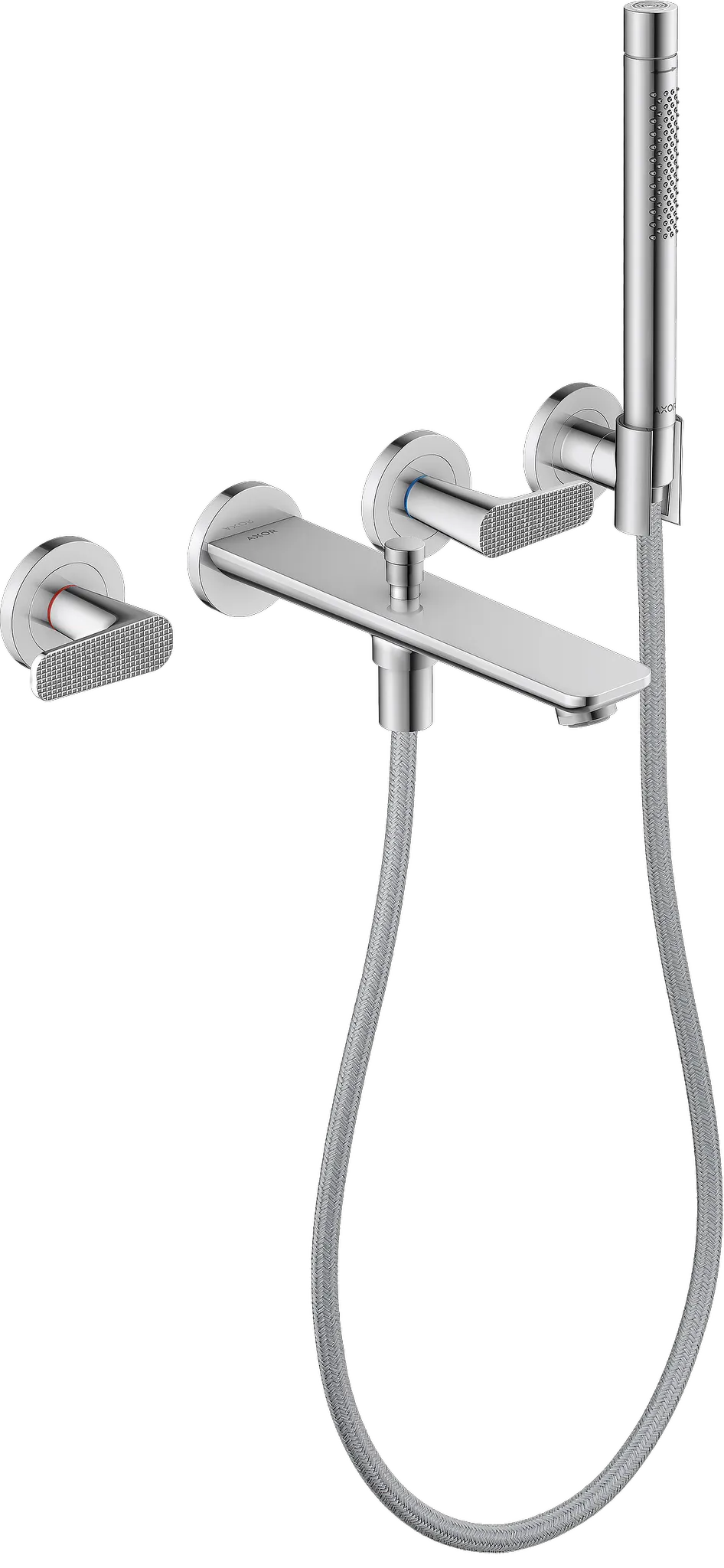 Hansgrohe AXOR Citterio C 3-Loch Wannenarmatur Unterputz Chrom Hansgrohe AXOR Citterio C 3-Loch Wannenarmatur Unterputz Chrom