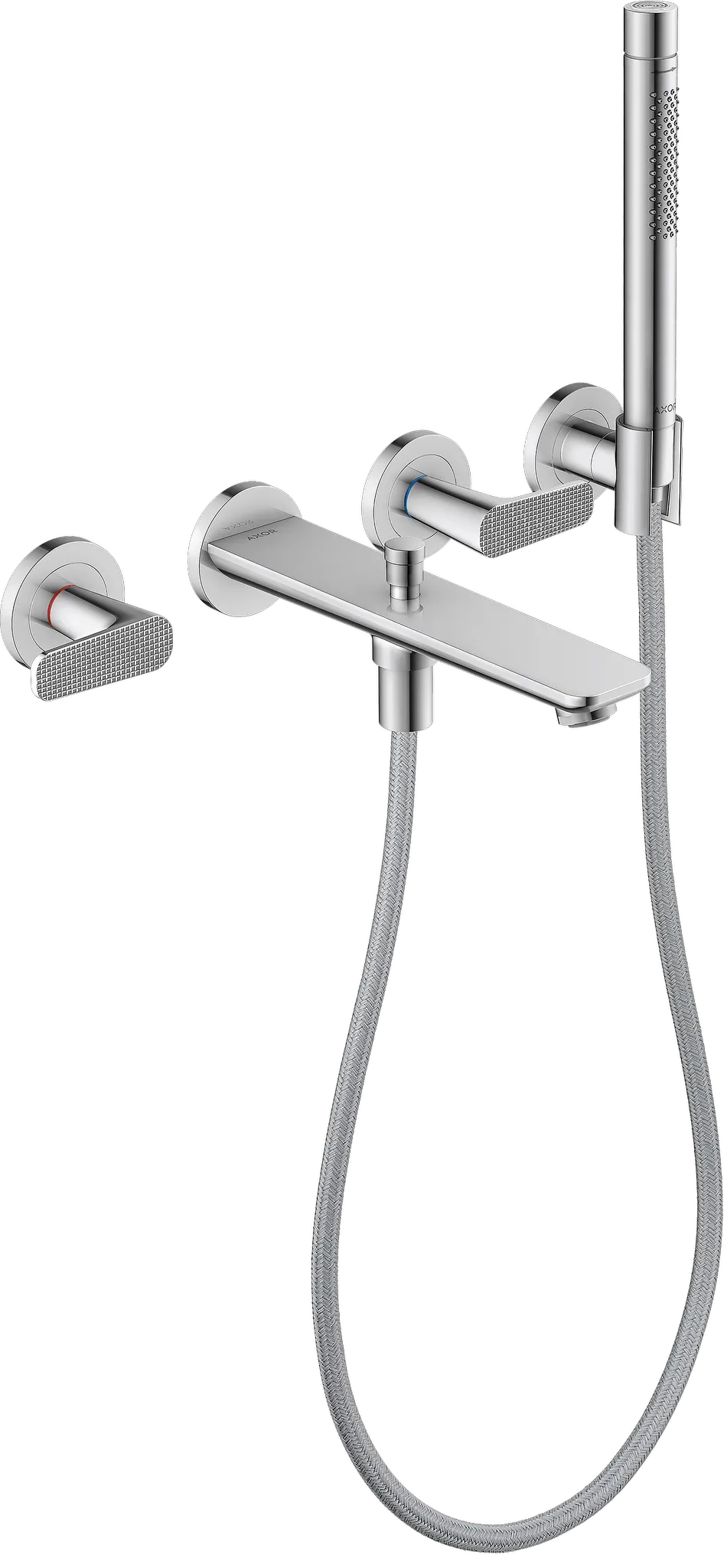 Hansgrohe AXOR Citterio C 3-Loch Wannenarmatur Unterputz Chrom Hansgrohe AXOR Citterio C 3-Loch Wannenarmatur Unterputz Chrom