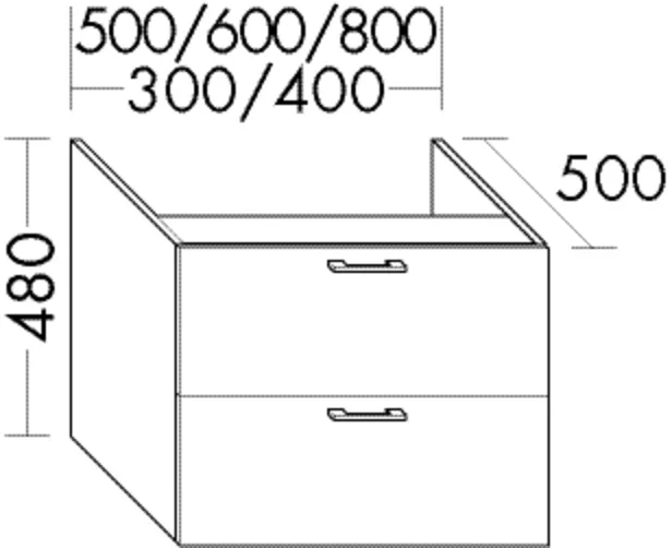 burgbad Hochschrank „Sys30“ 340 × 480 × 540 mm in Schwarz Solid Matt burgbad Hochschrank „Sys30“ 340 × 480 × 540 mm in Schwarz Solid Matt
