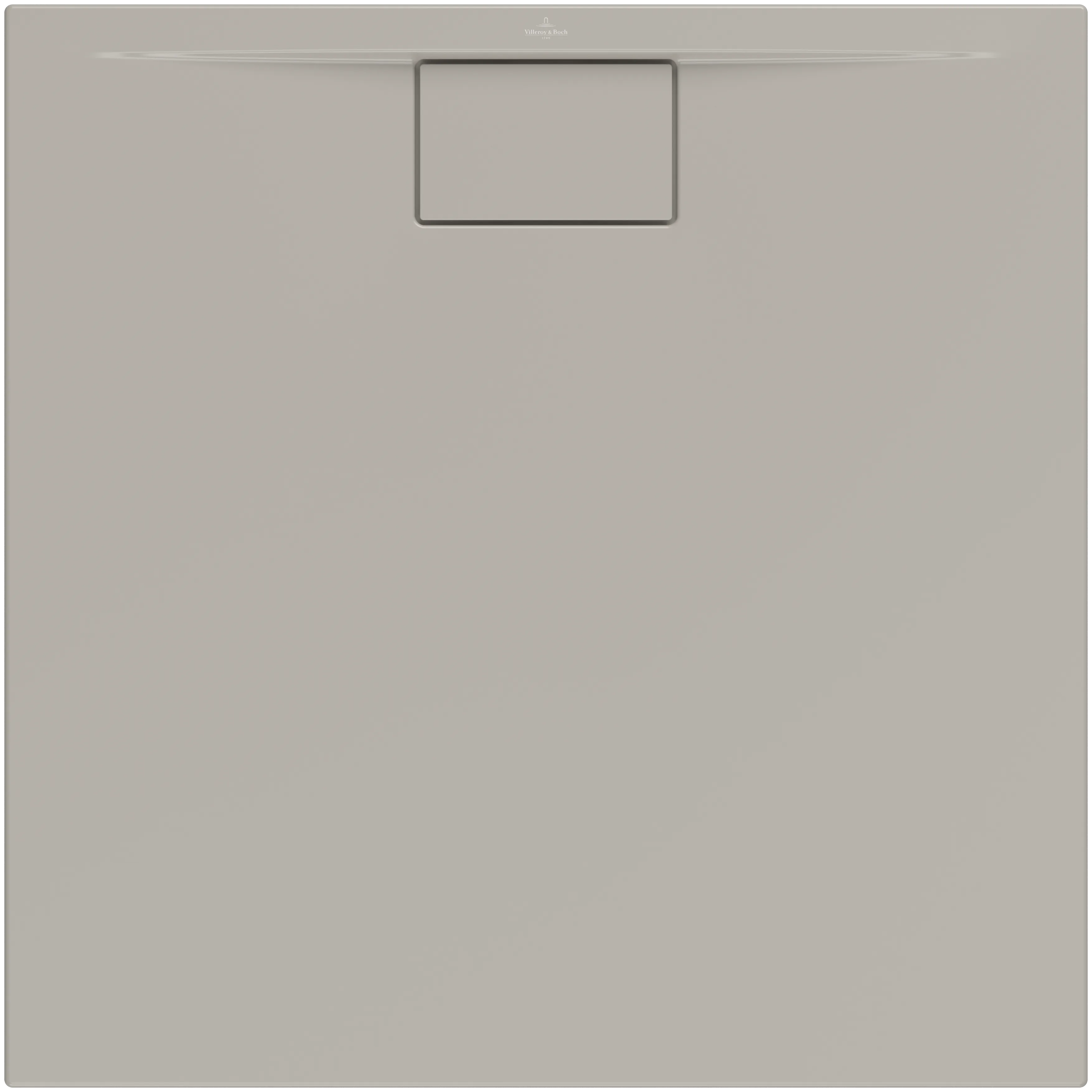 Villeroy & Boch rechteck Duschwanne „Architectura MetalRim“ 100 × 90 cm ohne Oberflächenbeschichtung, in Almond