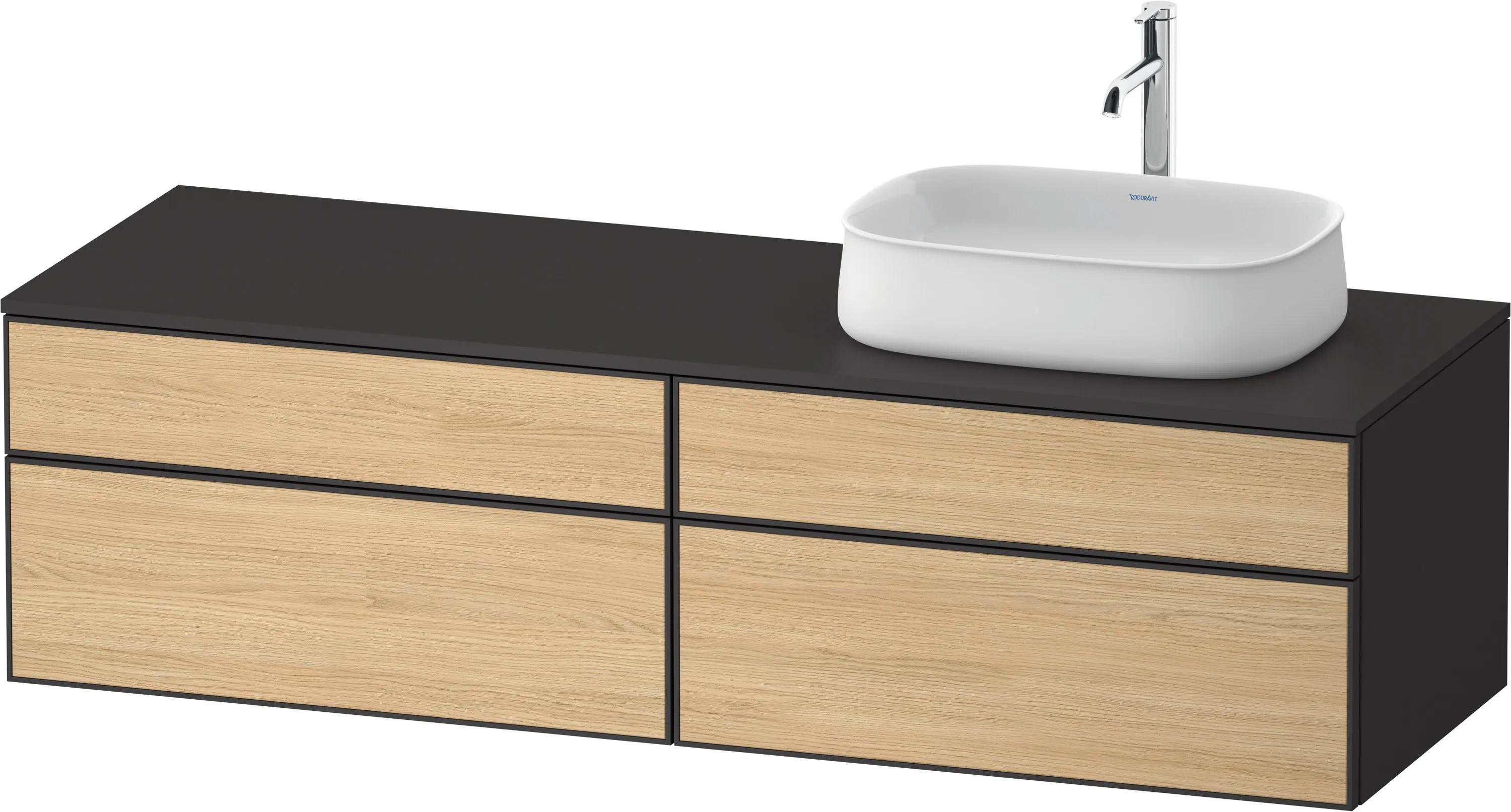 Duravit Waschtischunterschrank wandhängend „Zencha“ 160 × 44,2 × 55 cm Duravit Waschtischunterschrank wandhängend „Zencha“ 160 × 44,2 × 55 cm