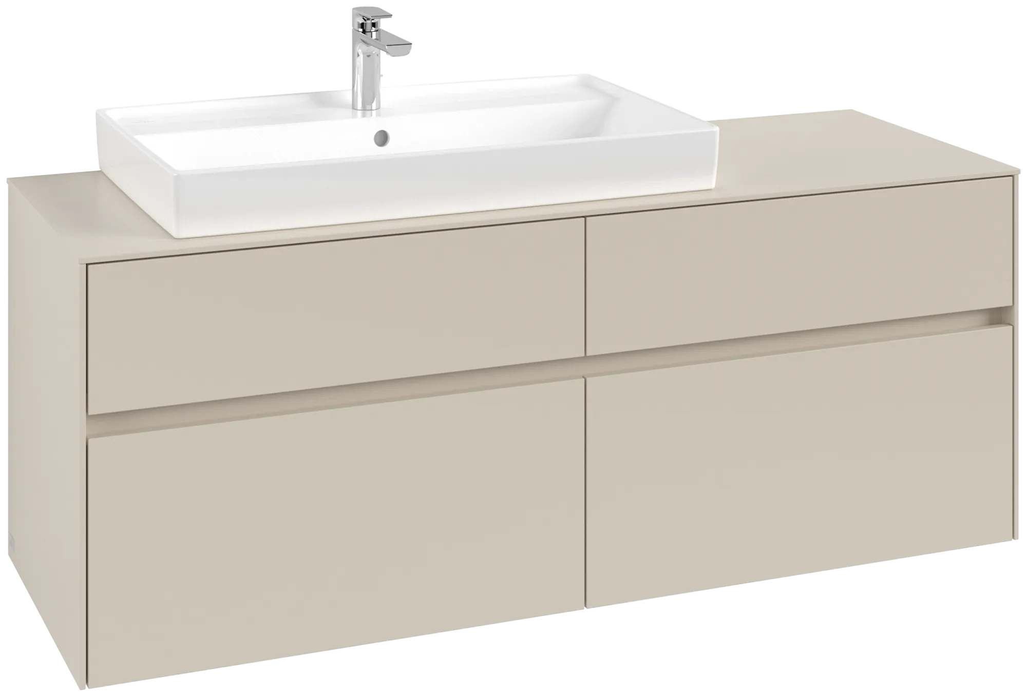 Villeroy & Boch Collaro Waschbeckenunterschrank C08900, 1400x548x500mm, links