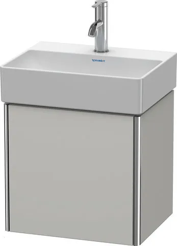 Duravit Waschtischunterschrank wandhängend „XSquare“ 43,4 × 39,7 × 34 cm in Betongrau Matt