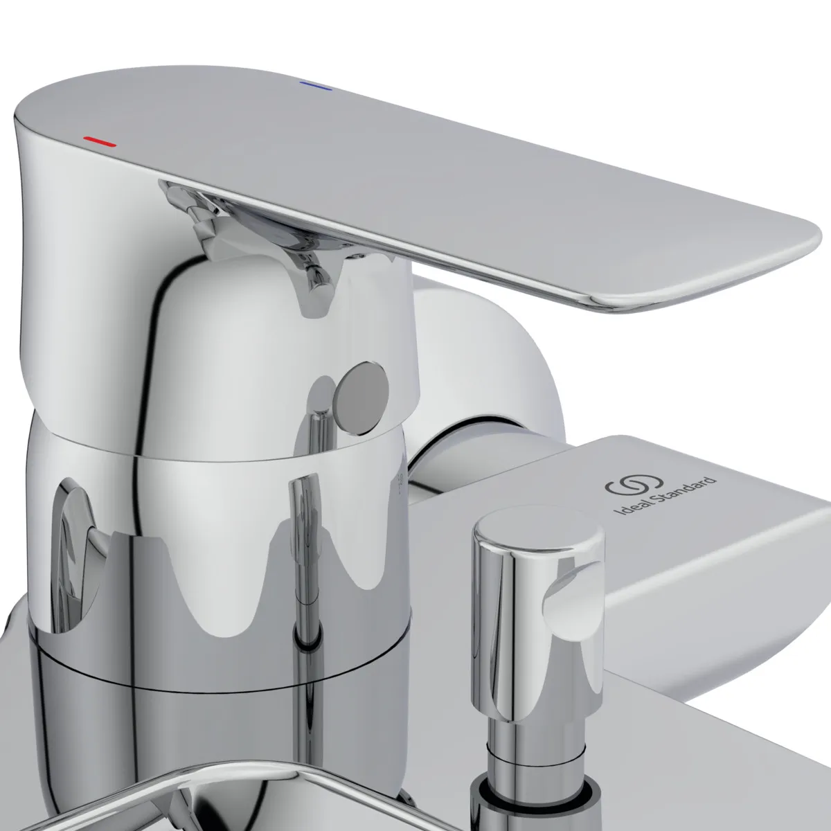 Badearmatur Aufputz Connect Air mit Handbrause-Set Ausladung 174mm Brushed Gold Badearmatur Aufputz Connect Air mit Handbrause-Set Ausladung 174mm Brushed Gold