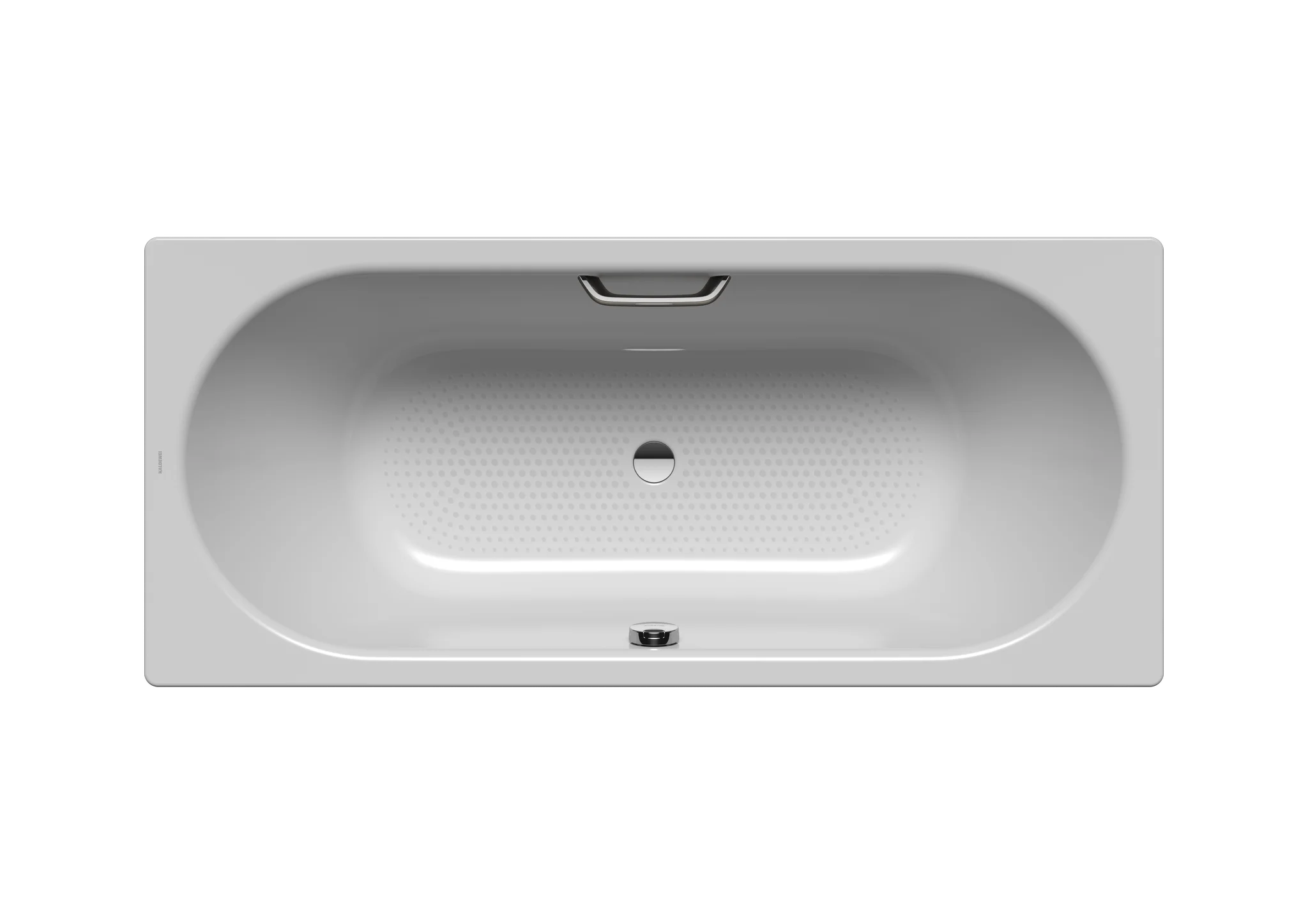 Kaldewei CLASSIC DUO Badewanne, 1600x700 mm, manhattan, mit Griffloch, Vollantislip