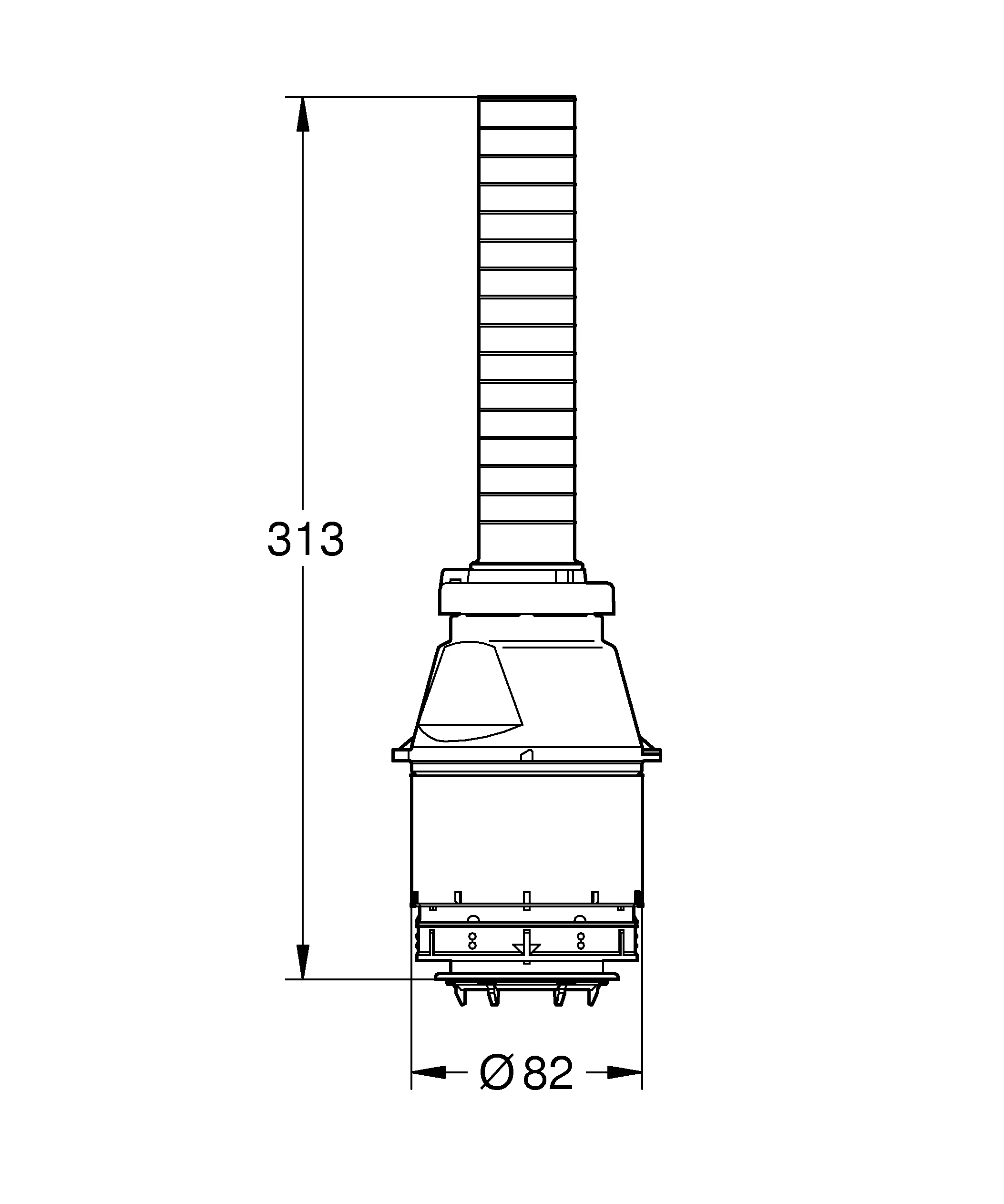 Servo-Ablaufventil 43486