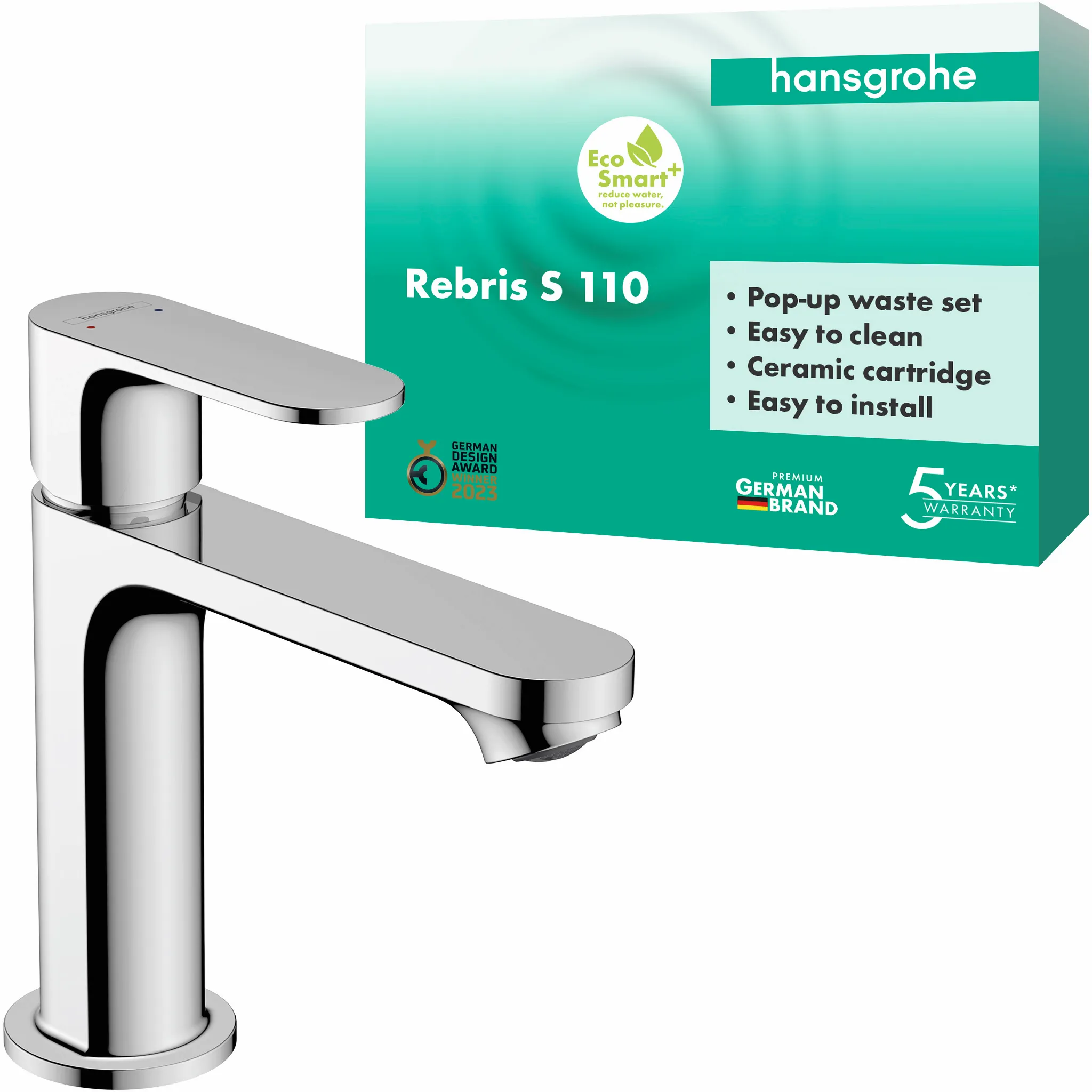 Hansgrohe Rebris S Einhebel-Waschtischmischer 110 Chrom