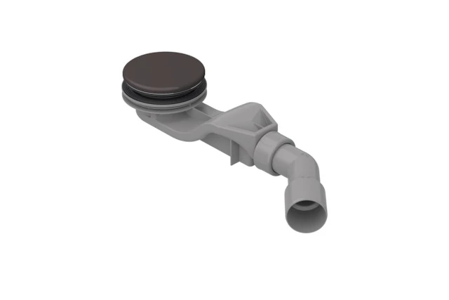 Bette Ablaufgarnitur BetteSolid 30 smoke Antirutsch Pro – seitlicher Ab- und Überlauf für Duschwanne/Duschfläche, 415 x 120 x 48 mm, 0,6 l/s, glasierter Titan-Stahl mit Sieb Bette Ablaufgarnitur BetteSolid 30 smoke Antirutsch Pro – seitlicher Ab- und Überlauf für Duschwanne/Duschfläche, 415 x 120 x 48 mm, 0,6 l/s, glasierter Titan-Stahl mit Sieb