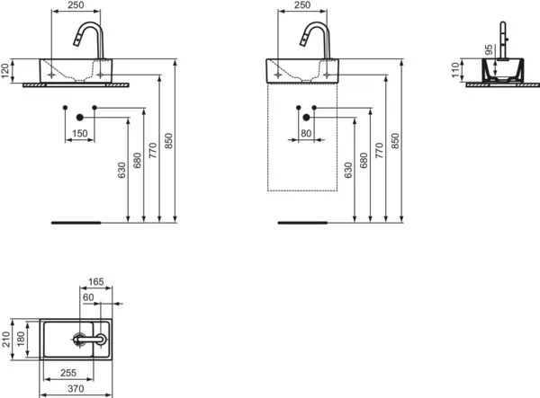 Waschbecken „i.lifeS“ Waschbecken „i.lifeS“