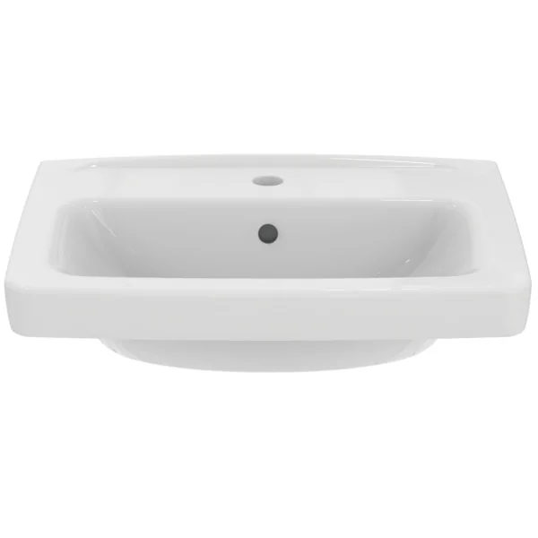 Ideal Standard Eurovit Waschtisch 55 cm, weiß mit Hahnloch und Überlauf Ideal Standard Eurovit Waschtisch 55 cm, weiß mit Hahnloch und Überlauf