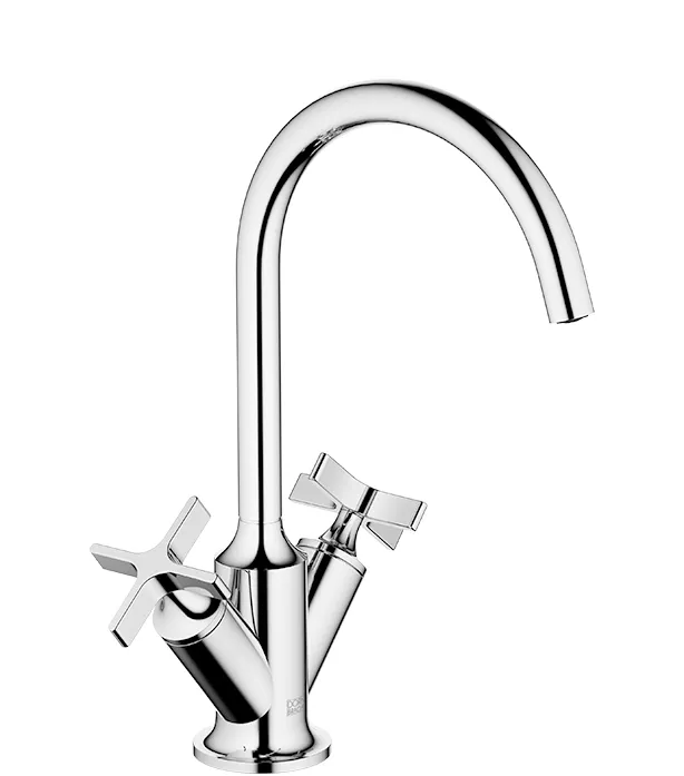 Waschtisch-Einlochbatterie mit Ablaufgarnitur VAIA Chrom 22513809