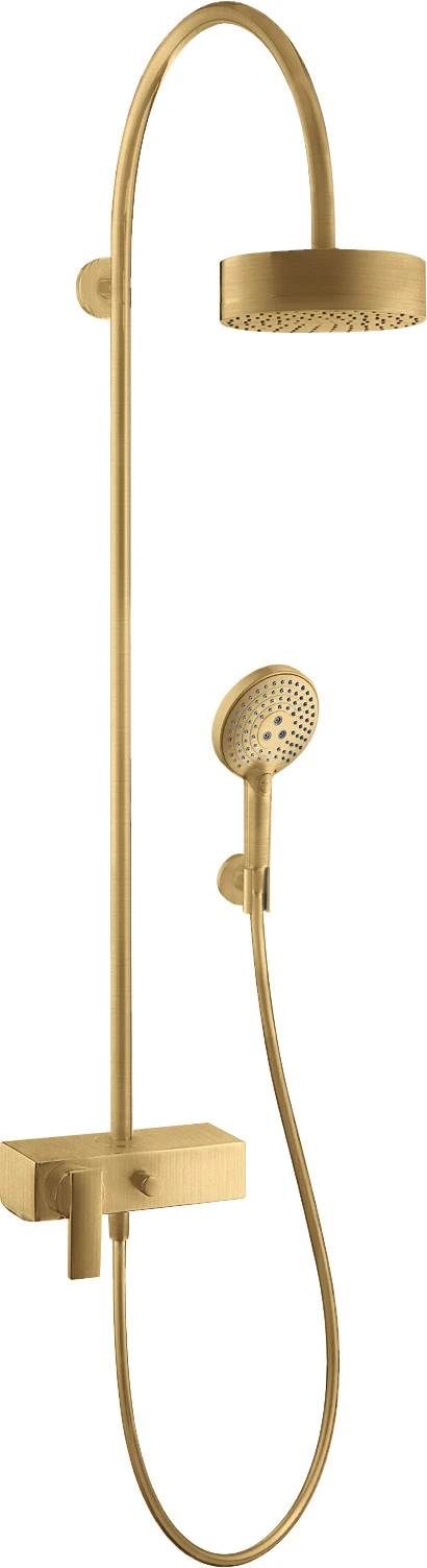 Showerpipe Axor Citterio chrom mit Brausenmischer Aufputz