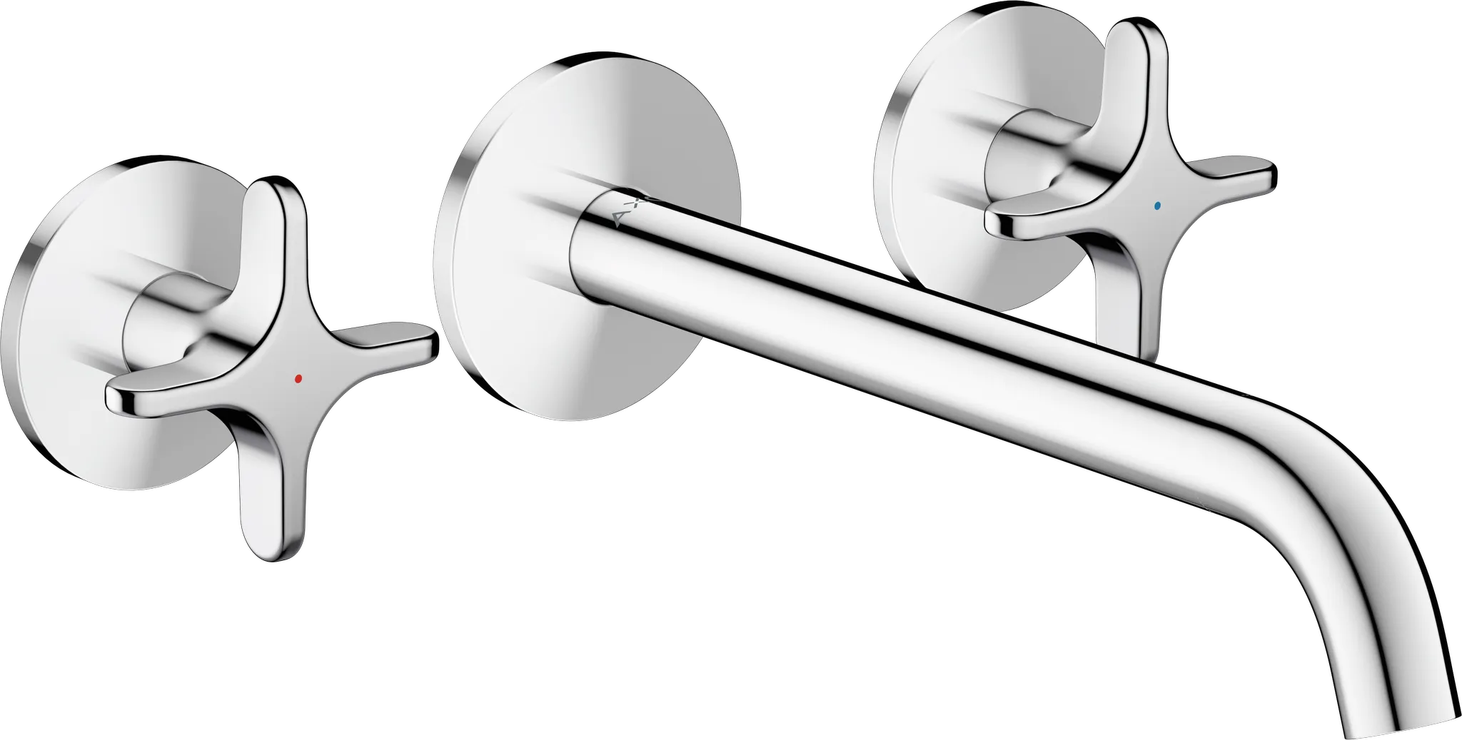 Hansgrohe AXOR One 3-Loch Waschtischarmatur Unterputz Chrom Hansgrohe AXOR One 3-Loch Waschtischarmatur Unterputz Chrom