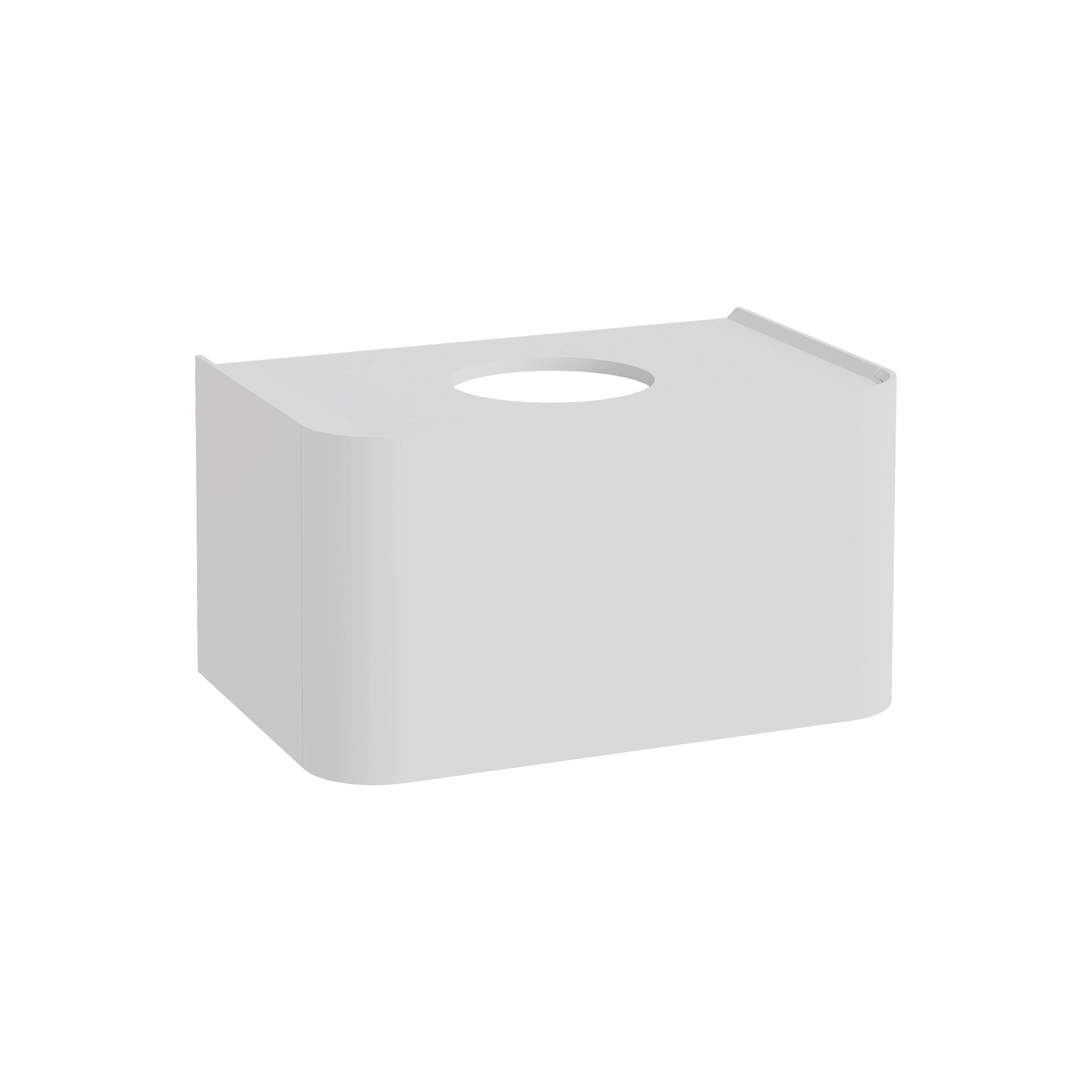 Glora Waschtischunterschrank für Aufsatzschale mit 1 Vollauszug 79 x 52 x 42 cm (BxTxH) Wandmontage Weiß Matt Glora Waschtischunterschrank für Aufsatzschale mit 1 Vollauszug 79 x 52 x 42 cm (BxTxH) Wandmontage Weiß Matt