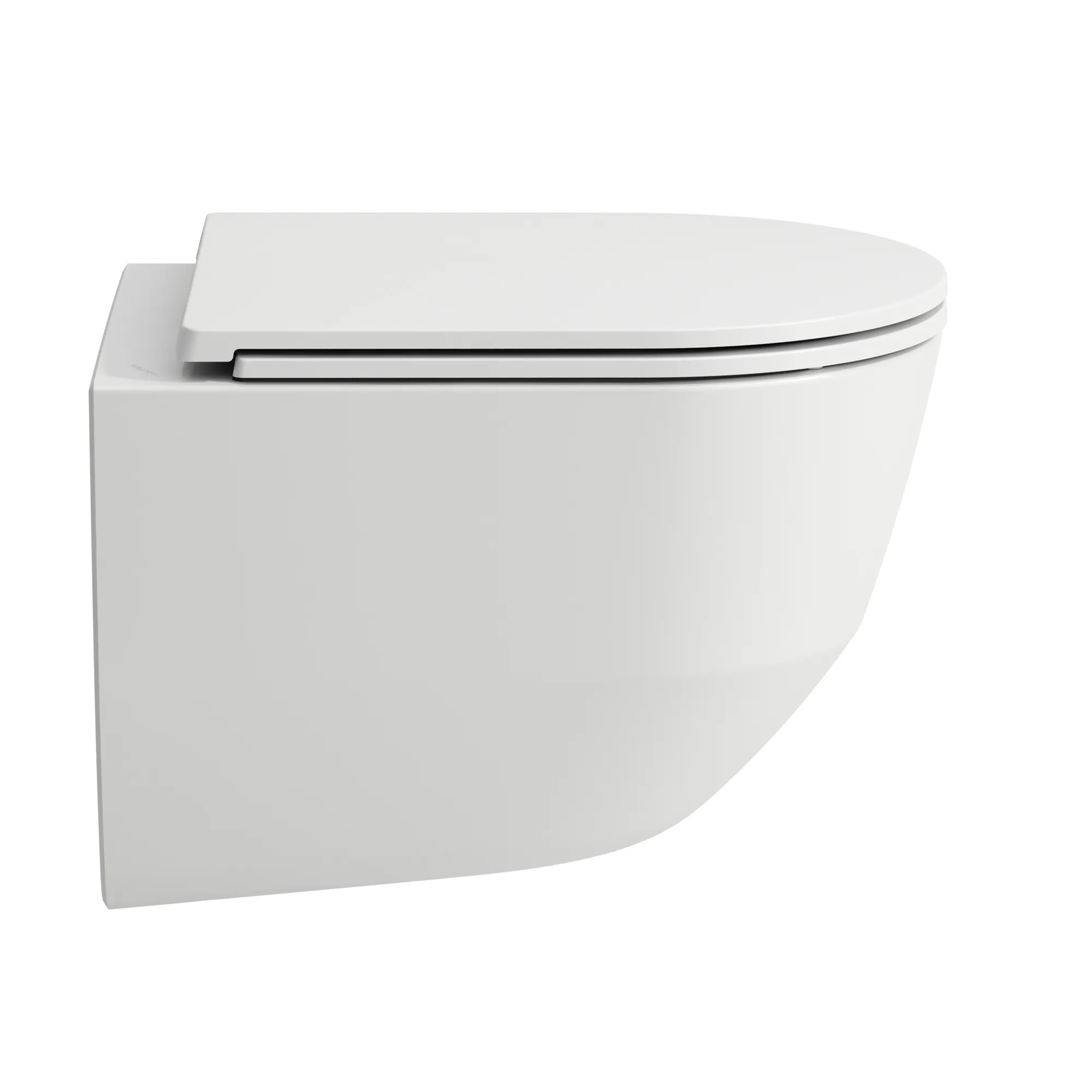 Tiefspül-WC wandhängend+Sitz PRO Pack 490x360 spülrandlos Ausführung kurz (kompakt) verdeckte Befestigung, weiß, bestehend aus H8209650000001 Wand-WC und H8989660000001 WC-Sitz SLIM mit Absenkautomatik