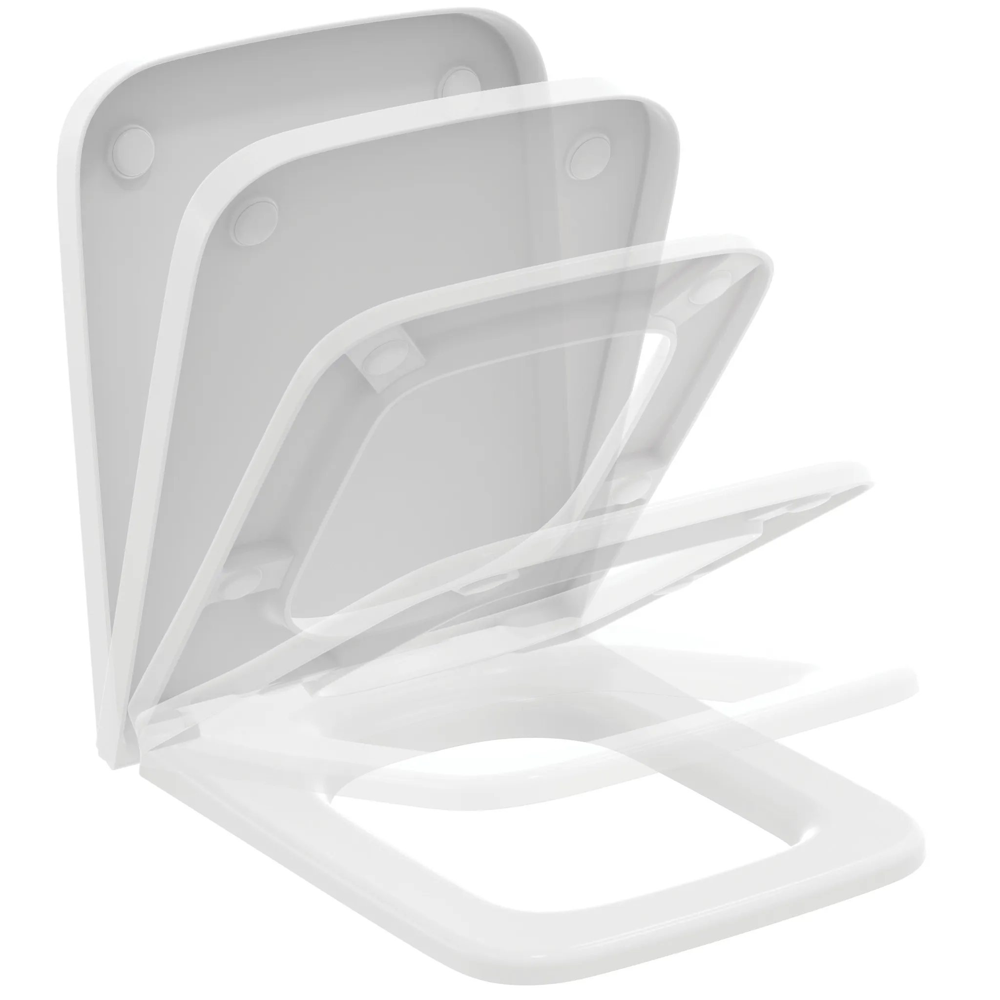 Ideal Standard WC-Sitz „BlendCube“ in Seidenweiß