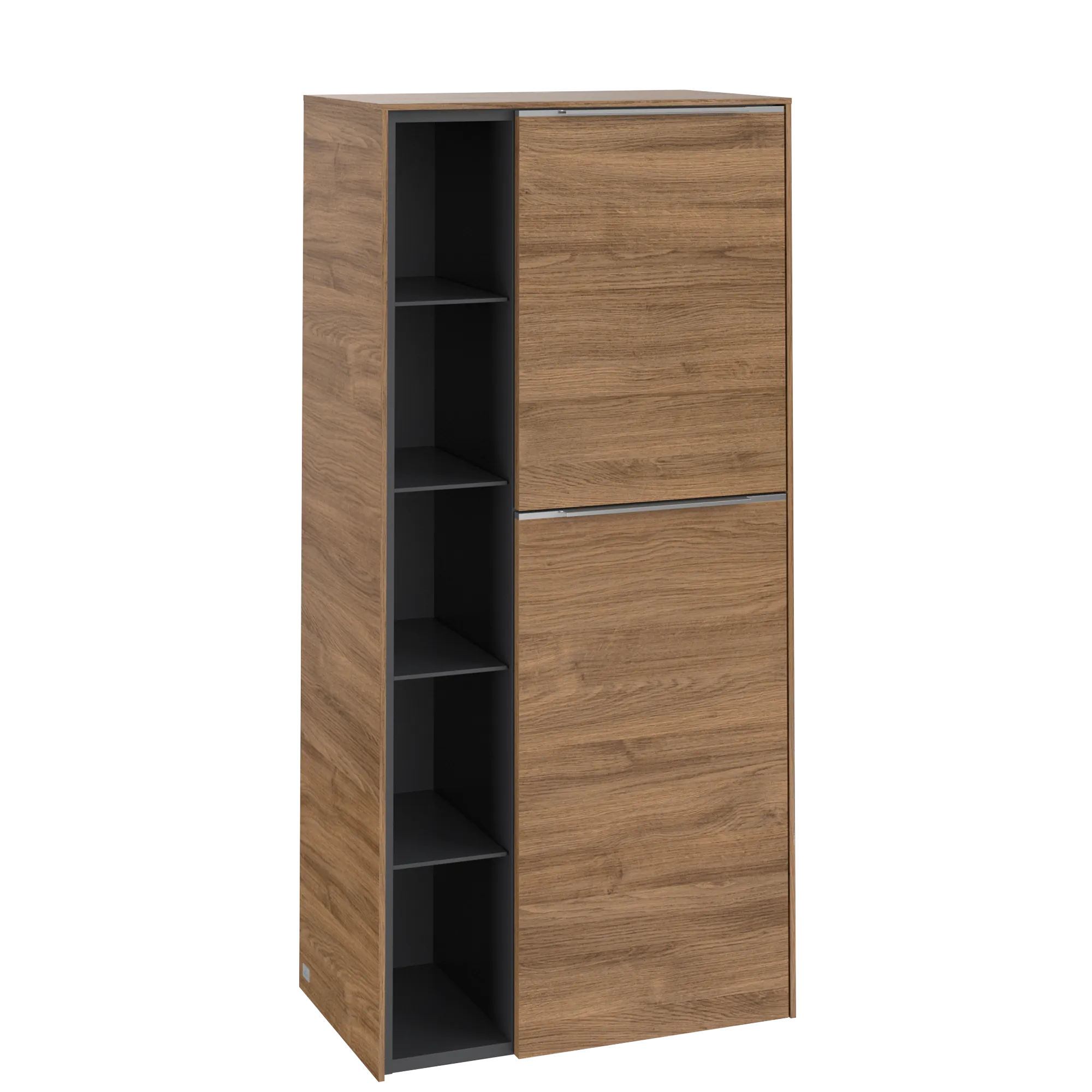 Villeroy & Boch Mittelschrank „Subway 3.0“ 57,4 × 120 × 36,2 × 36,2 cm 2 Türen, Anschlag (Scharnier) rechts, 2 Türen, Anschlag rechts