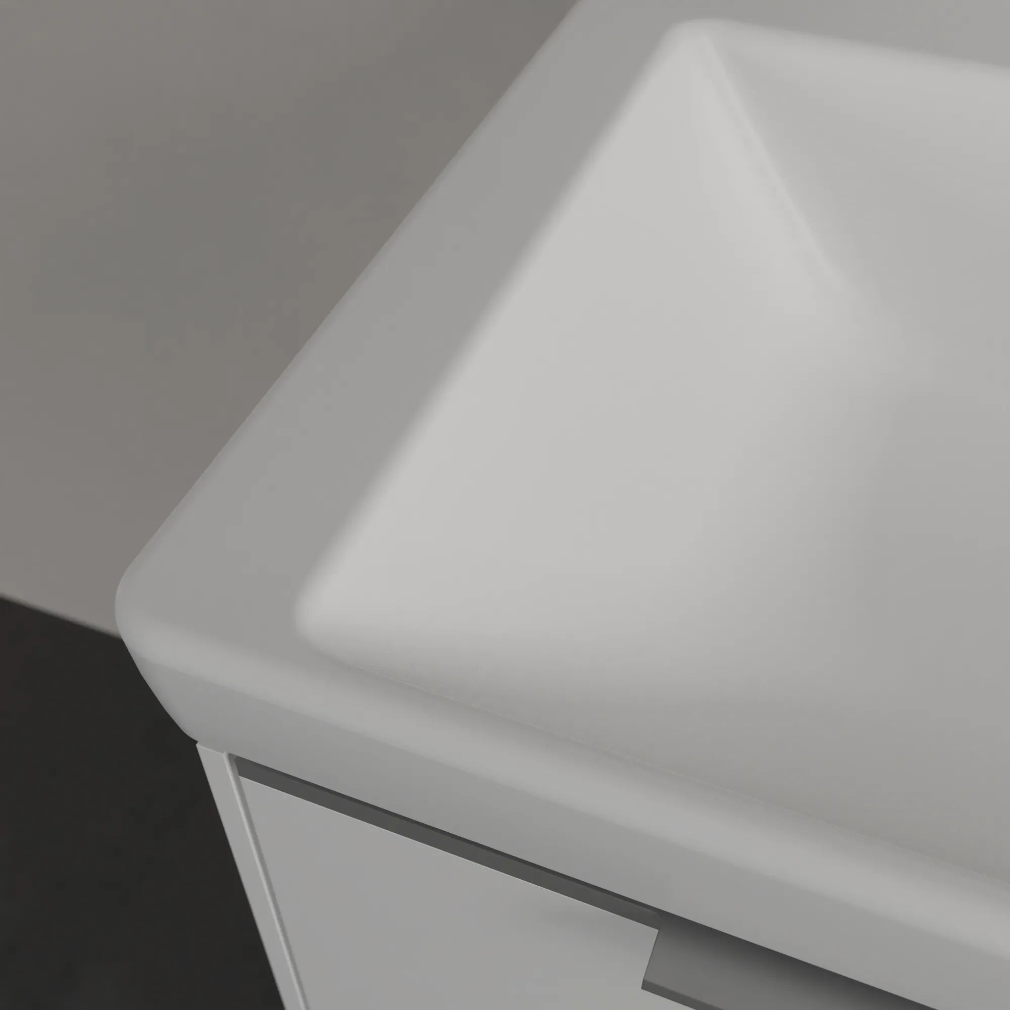 Villeroy & Boch Doppelwaschtisch aus TitanCeram „Subway 3.0“ 1300 × 475 × 165 mm, ohne Hahnlochbohrung in Stone White Villeroy & Boch Doppelwaschtisch aus TitanCeram „Subway 3.0“ 1300 × 475 × 165 mm, ohne Hahnlochbohrung in Stone White