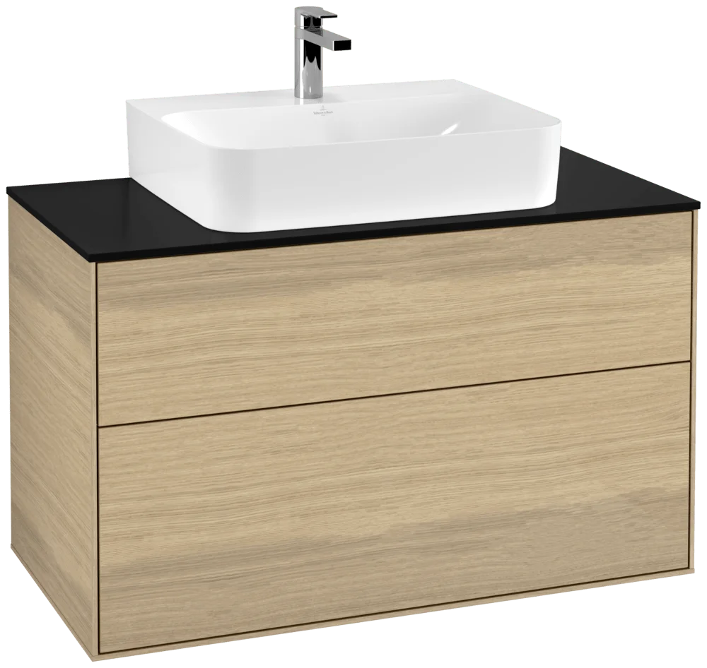 Villeroy & Boch Finion F10 Waschbeckenunterschrank, 1000x603x501mm, Eckig, Wandhängend